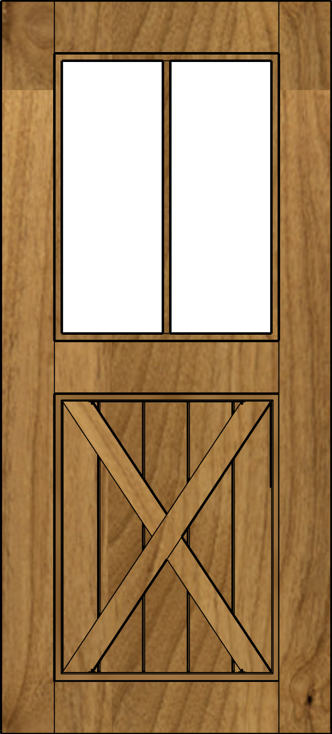 single wood door style
