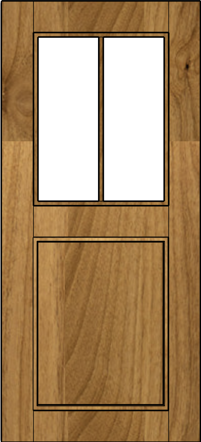 single wood door style