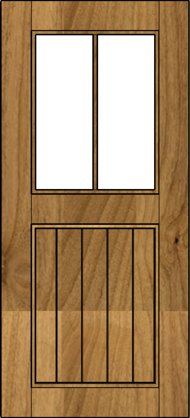 custom wood door style