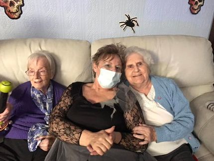 a group of old people
