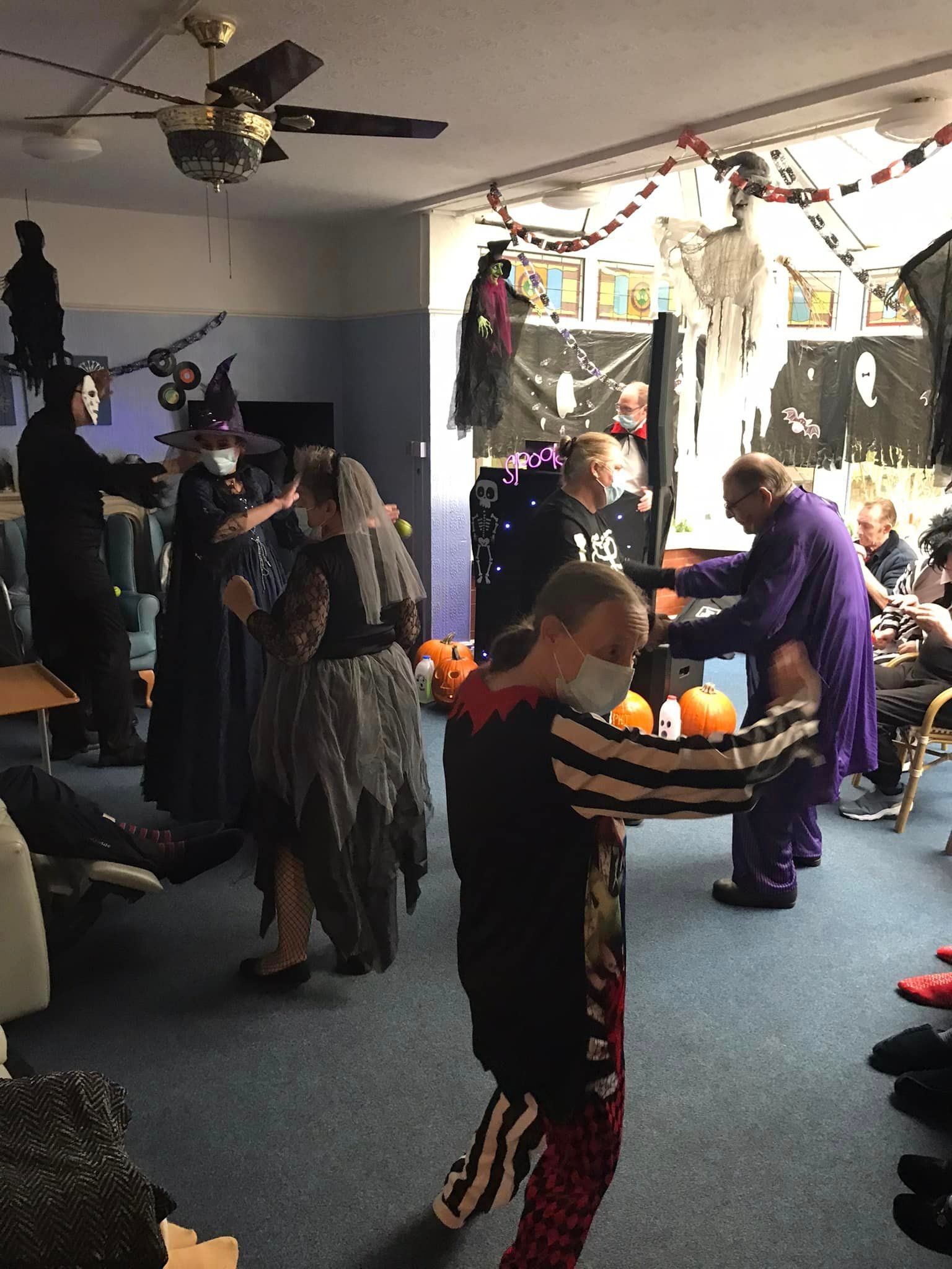 old people at an event