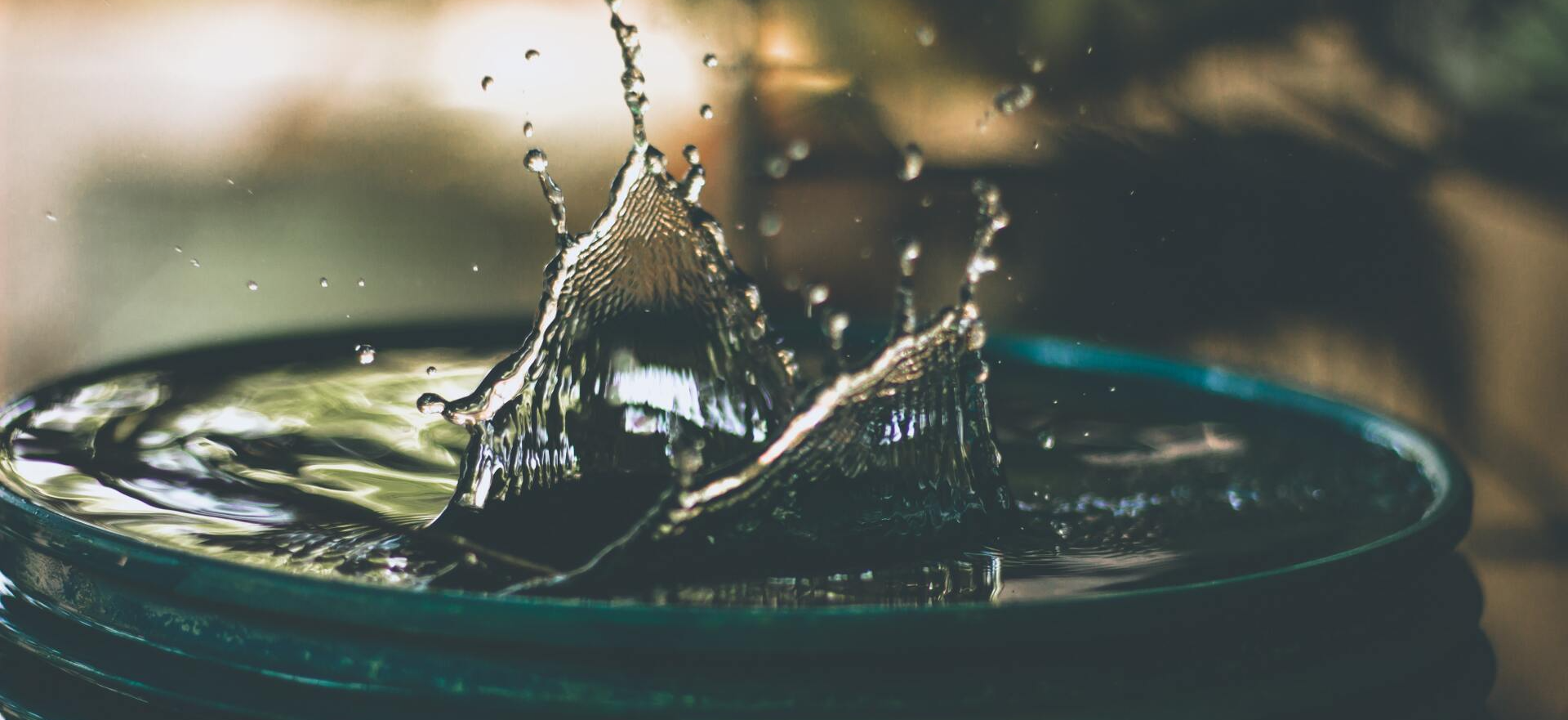 water in a bucket