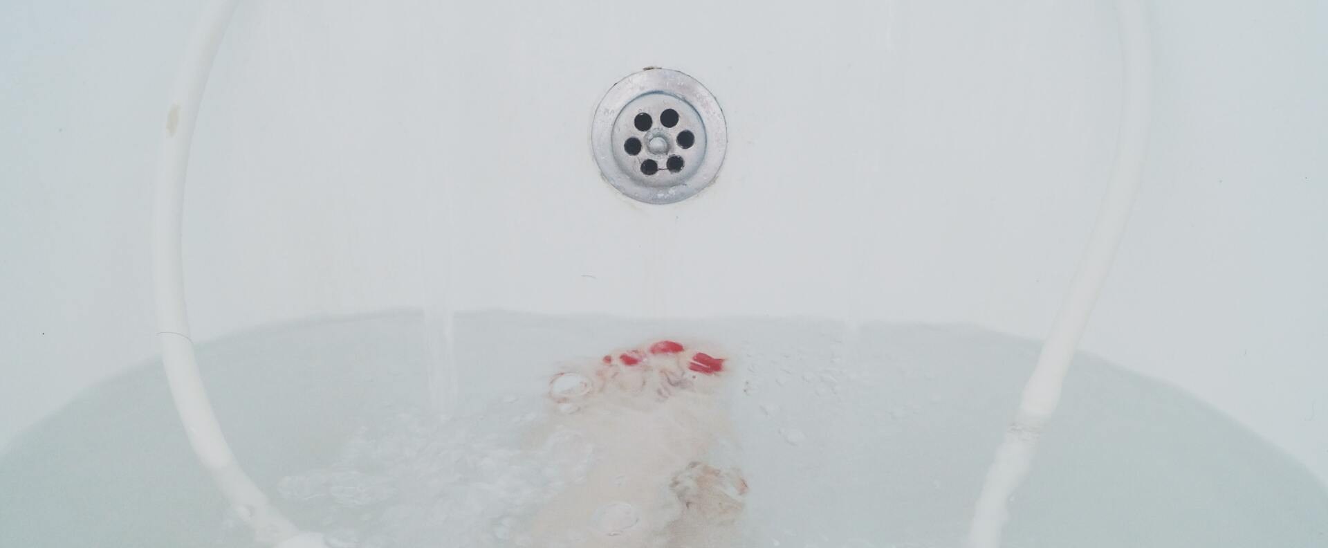 woman in bath
