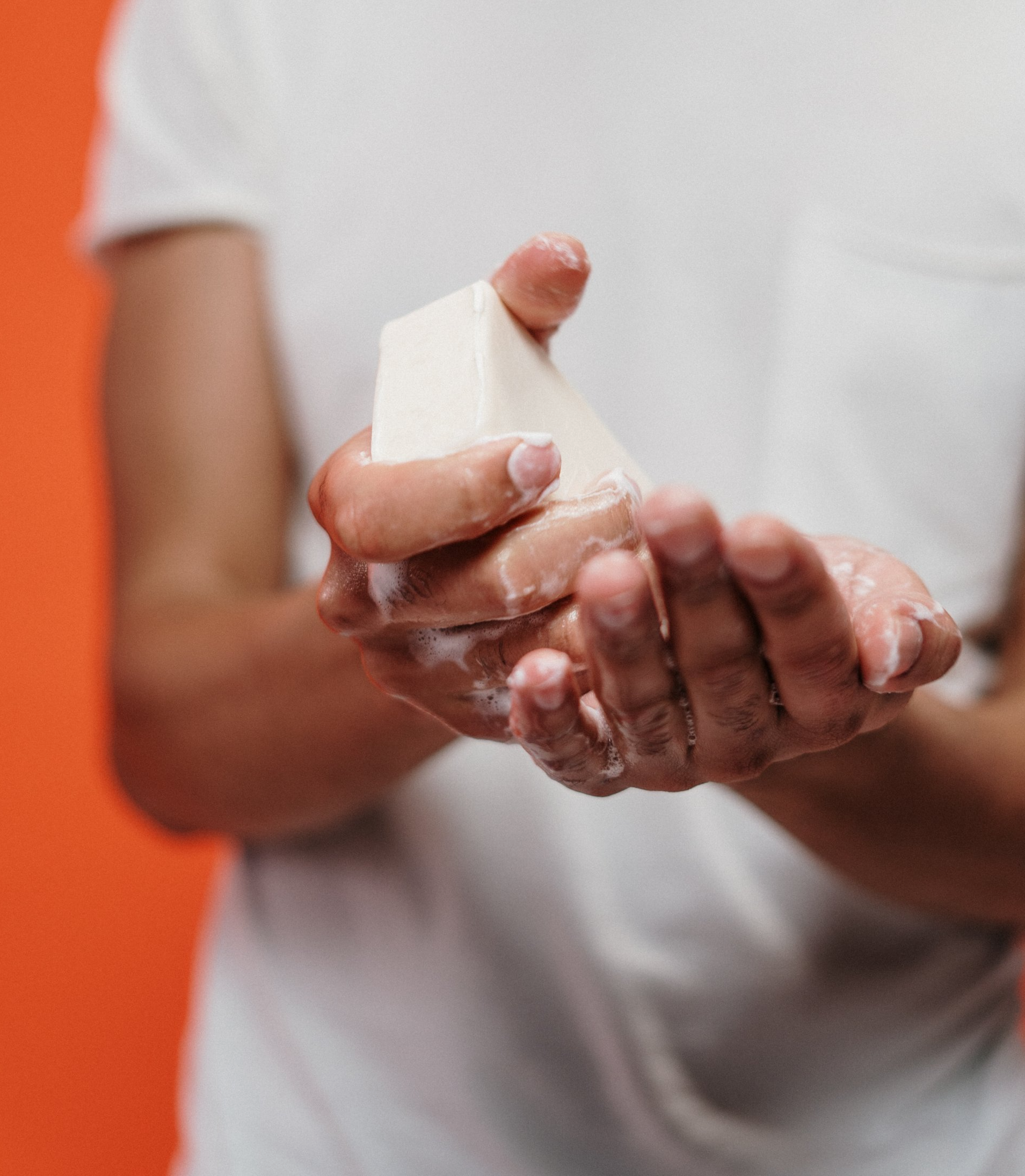 washing hands