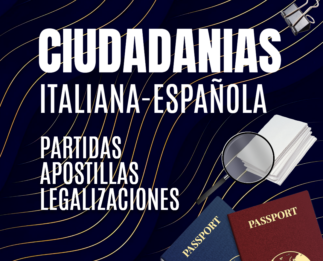 Ciudadanias
española italiana 