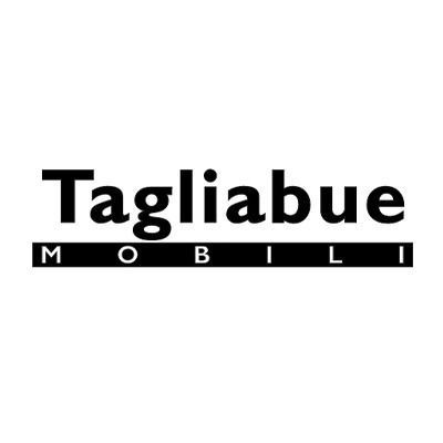 A black and white logo for tagliabue mobili.