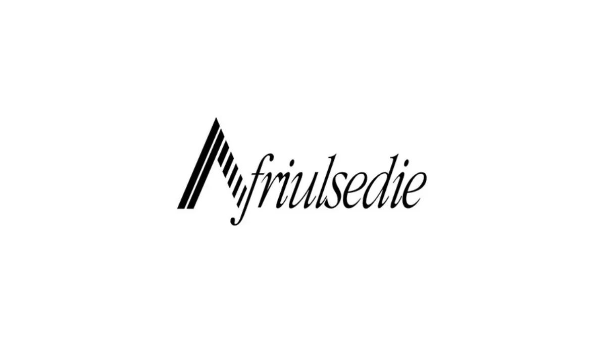 Un logo in bianco e nero per friulsedia su uno sfondo bianco.