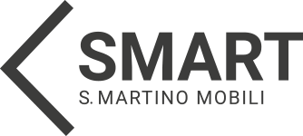 Un logo in bianco e nero per smart s. martino mobili