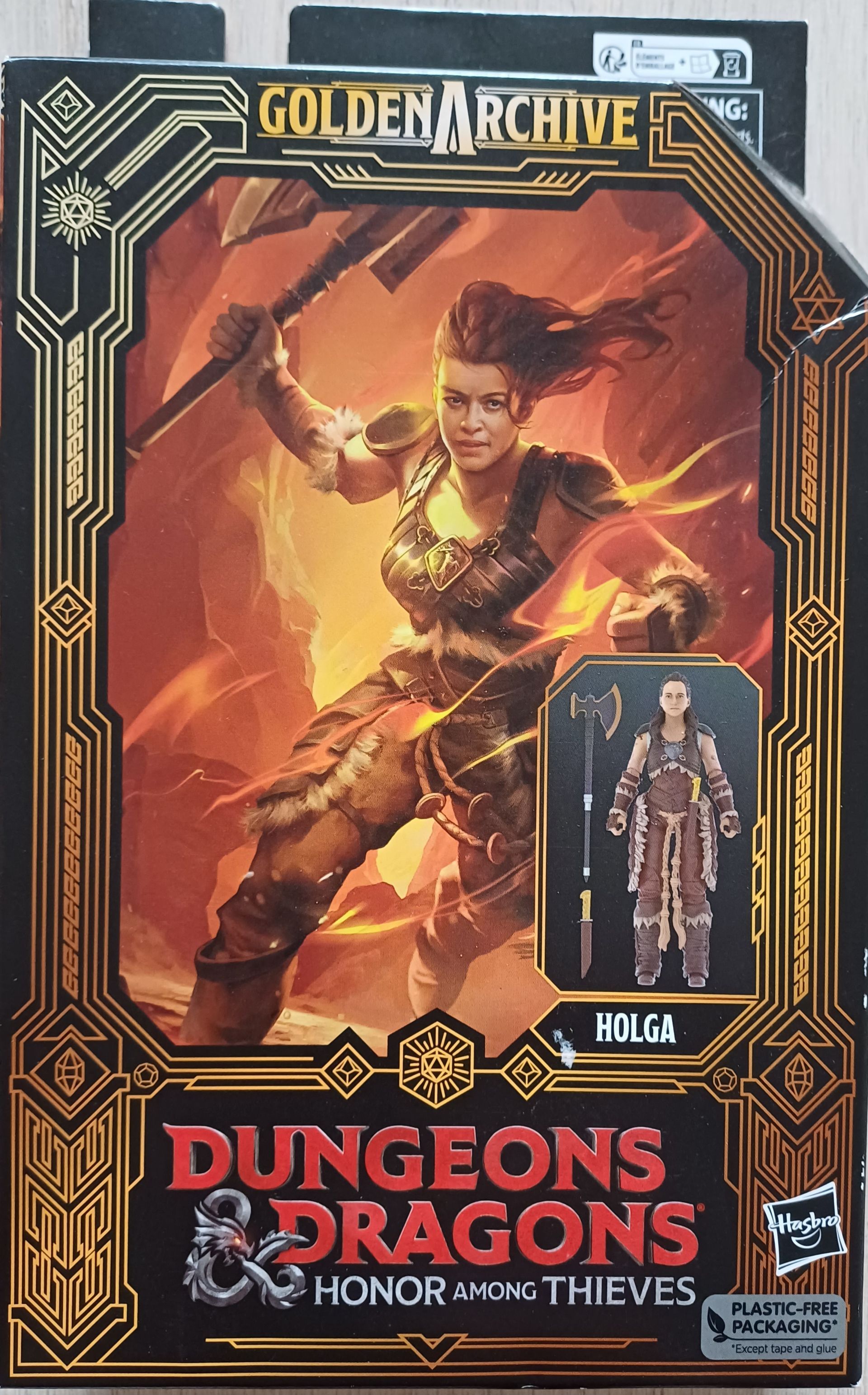 Dungeons & Dragons: Honor Among Thieves: Holga. Golden Archive verpakking.