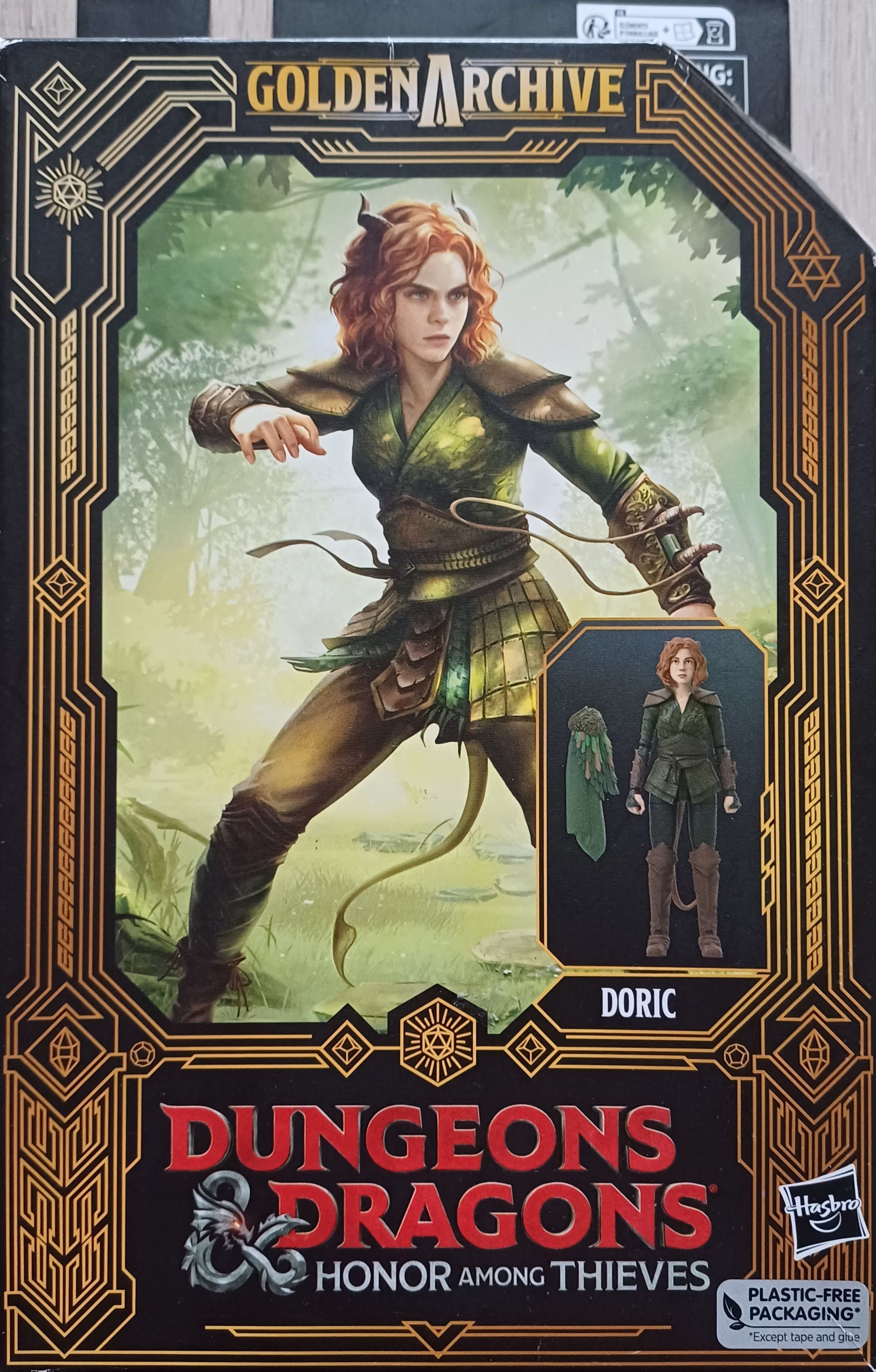 Dungeons & Dragons: Honor Among Thieves: Doric. Golden Archive verpakking.