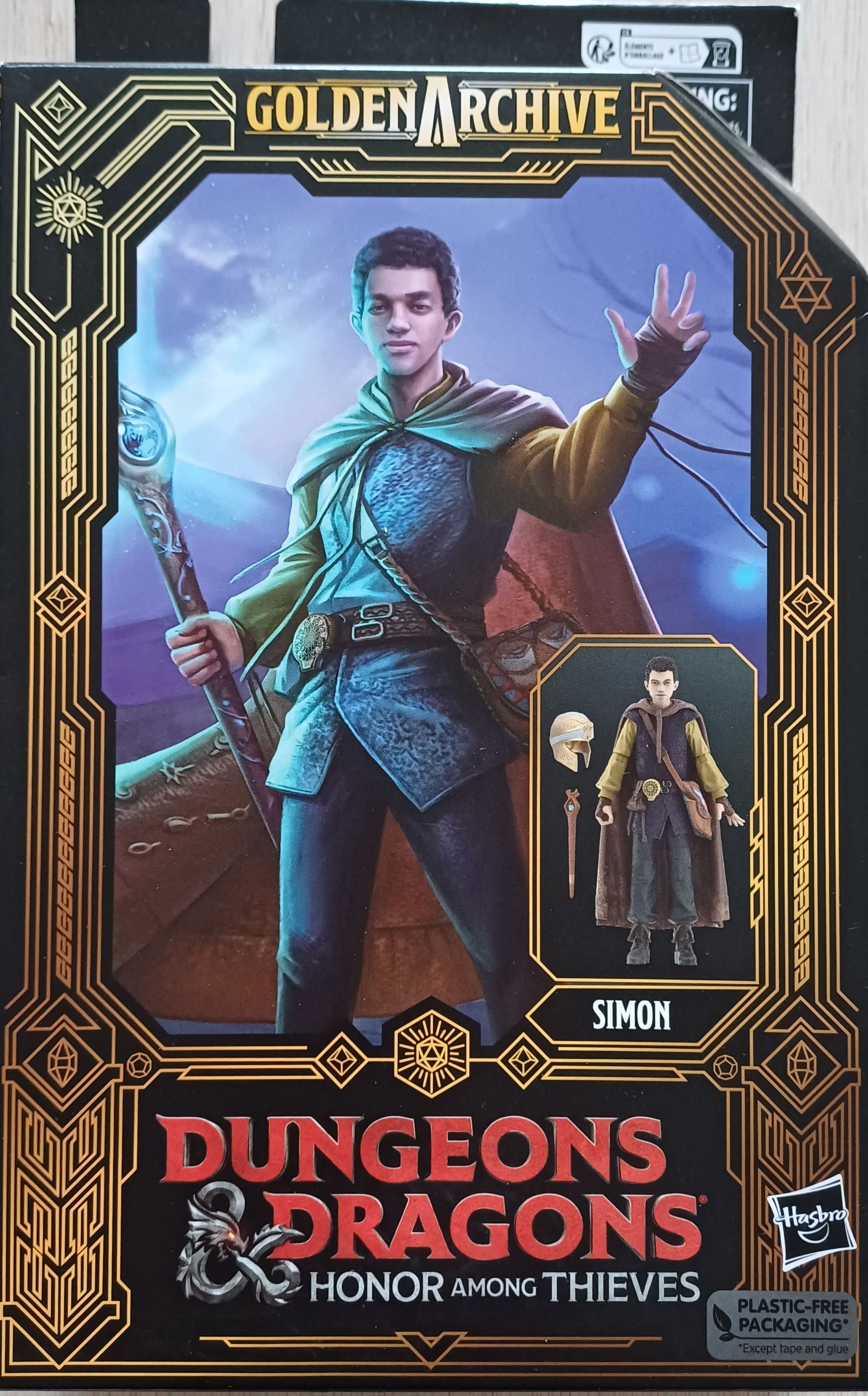 Dungeons & Dragons: Honor Among Thieves: Simon. Golden Archive verpakking.