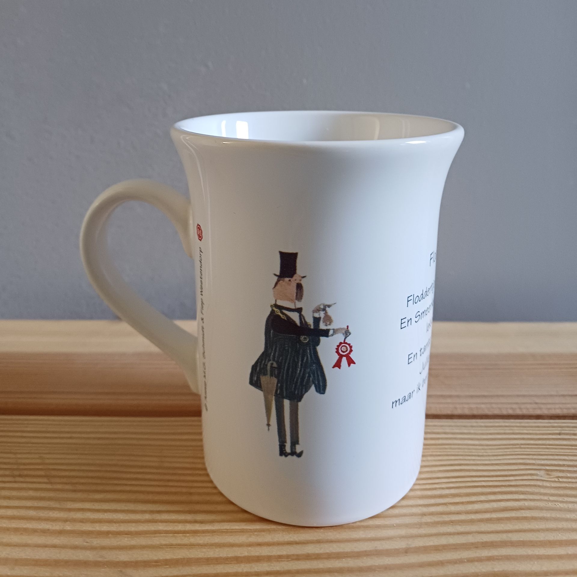 Vintage Douwe Egberts mok van Floddertje - Annie M.G. Schmidt.