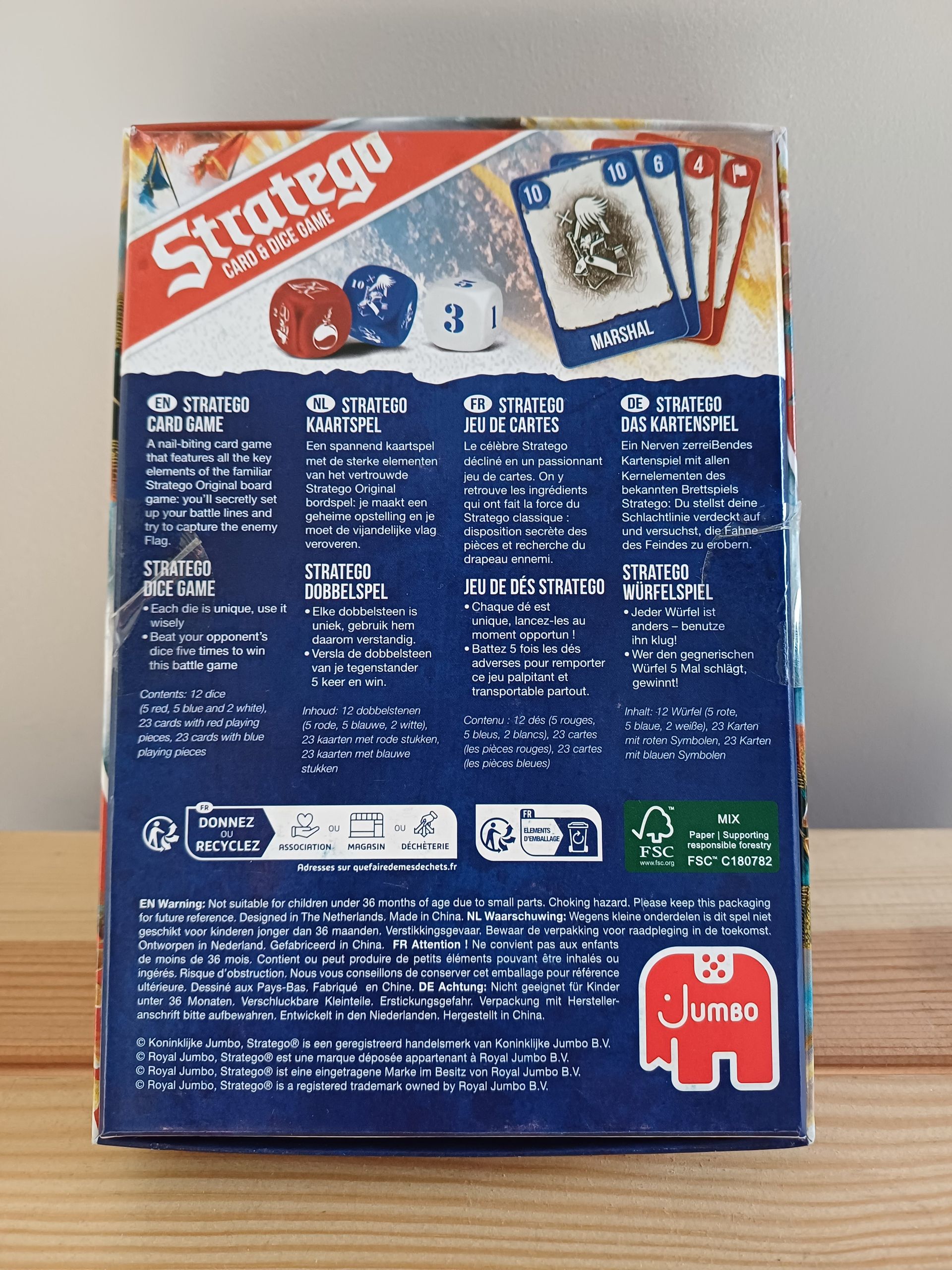 Jumbo Stratego kaartspel.