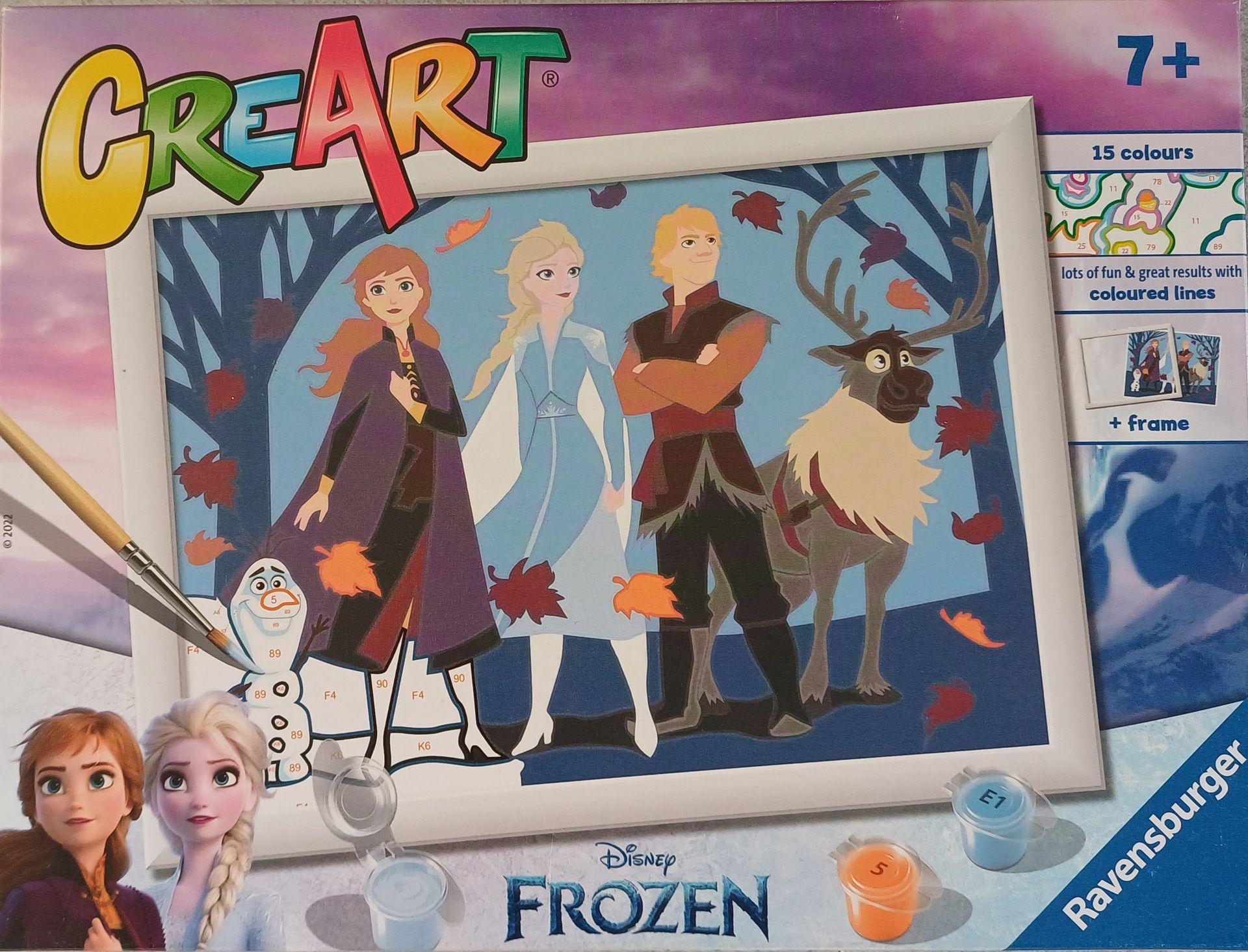 Ravensburger CreArt Disney Frozen Best Friends schilderen op nummer.