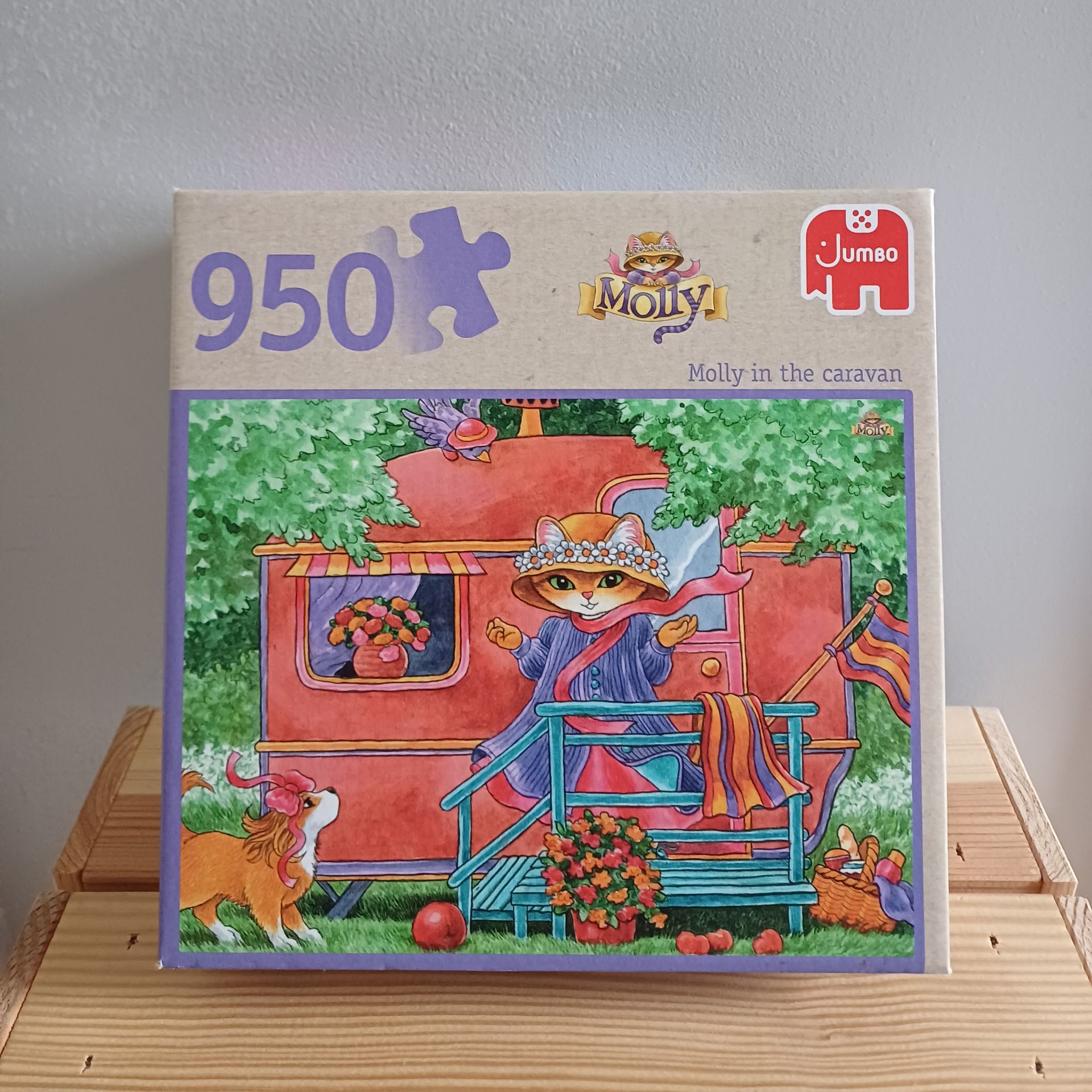 Jumbo legpuzzel Franciens Molly in the caravan - 950 stukjes.