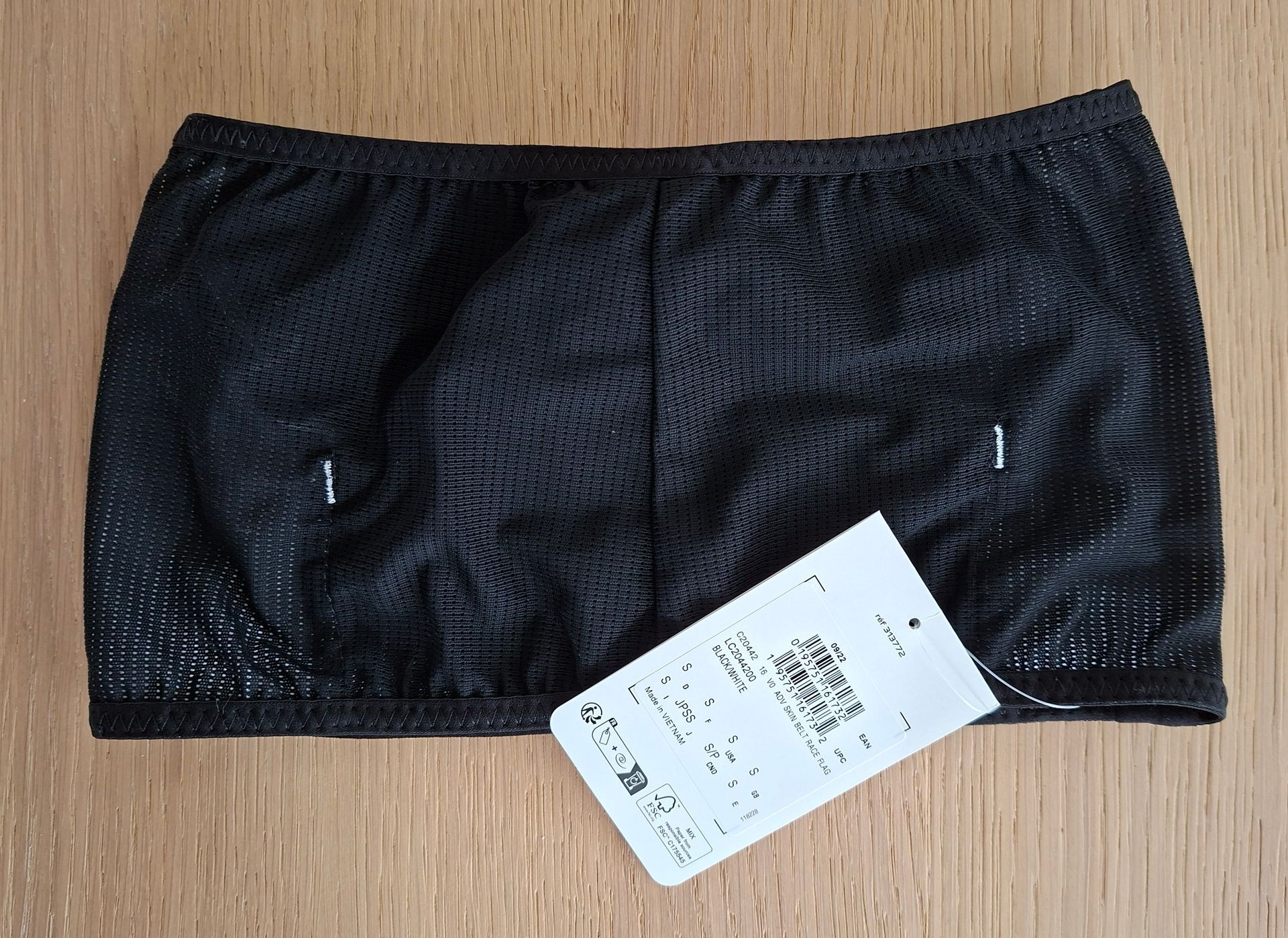 Salomon ADV Skin Belt Race Flag - hardloop/hydratatieriem. Zwart. Unisex. Maat S.