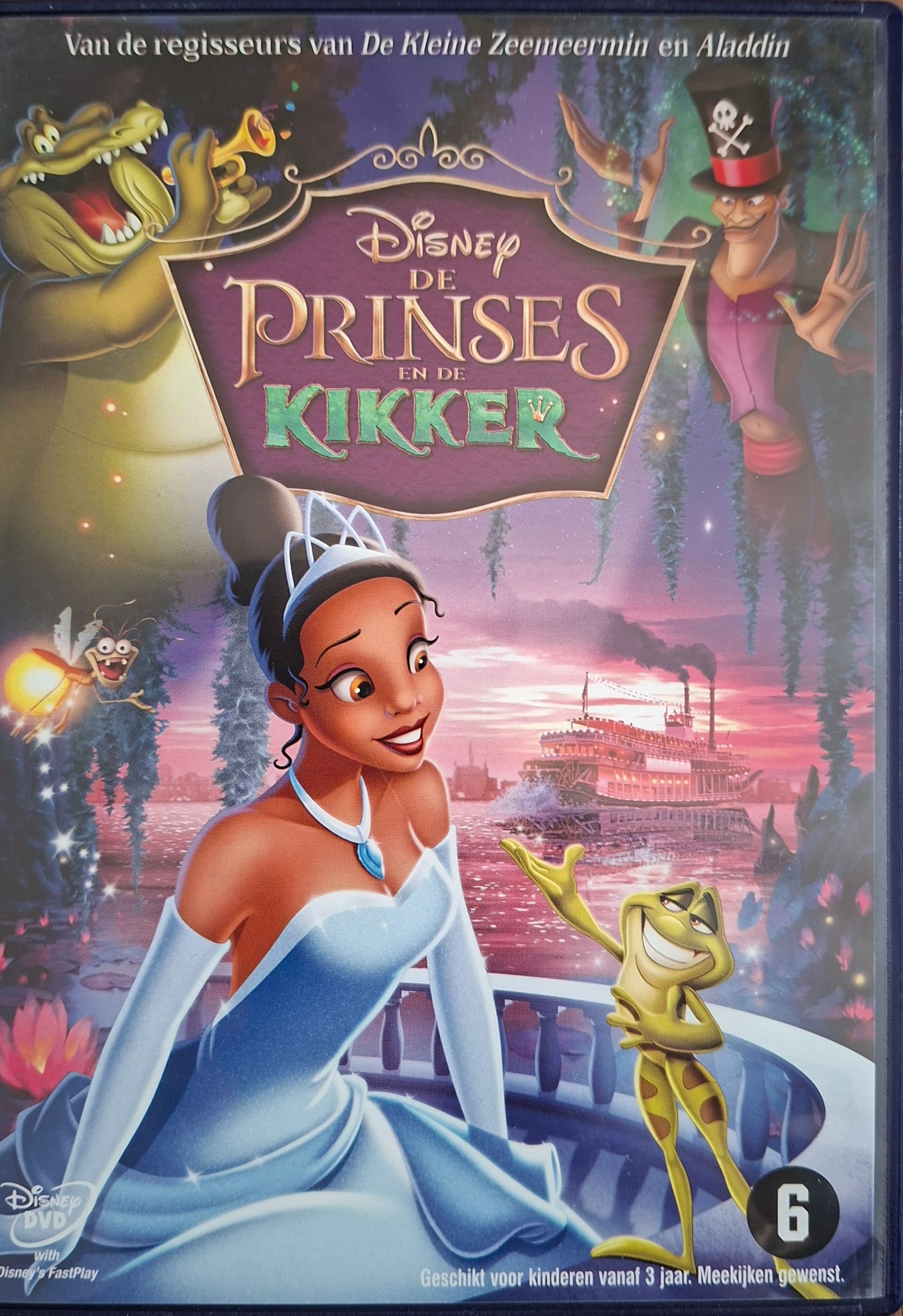 DVD De Prinses en de Kikker van Walt Disney