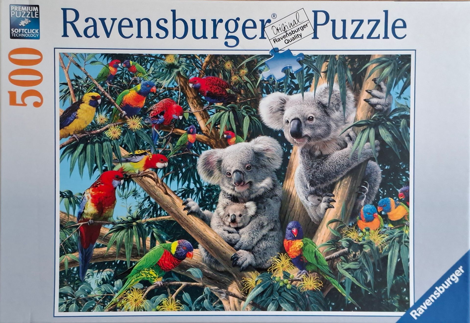 Ravensburger legpuzzel Koala's in de boom - 500 stukjes