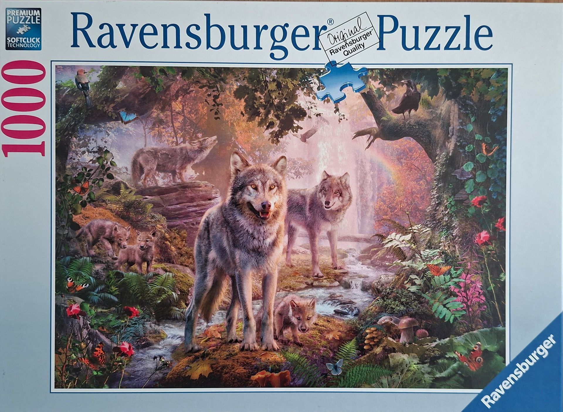 Ravensburger legpuzzel Wolvenfamilie in de zomer - 1000 stukjes
