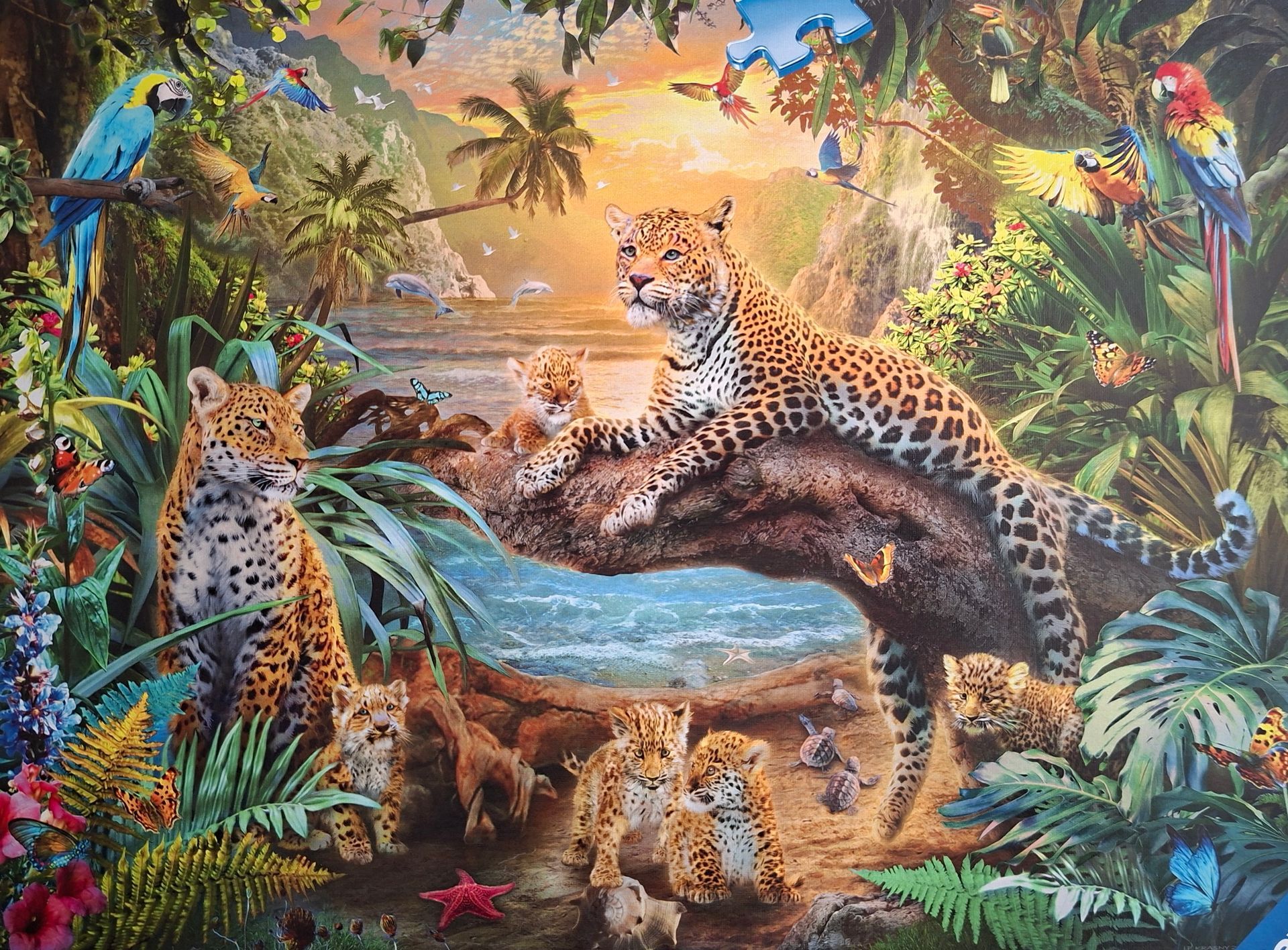 Ravensburger legpuzzel Luipaarden in de jungle - 1500 stukjes