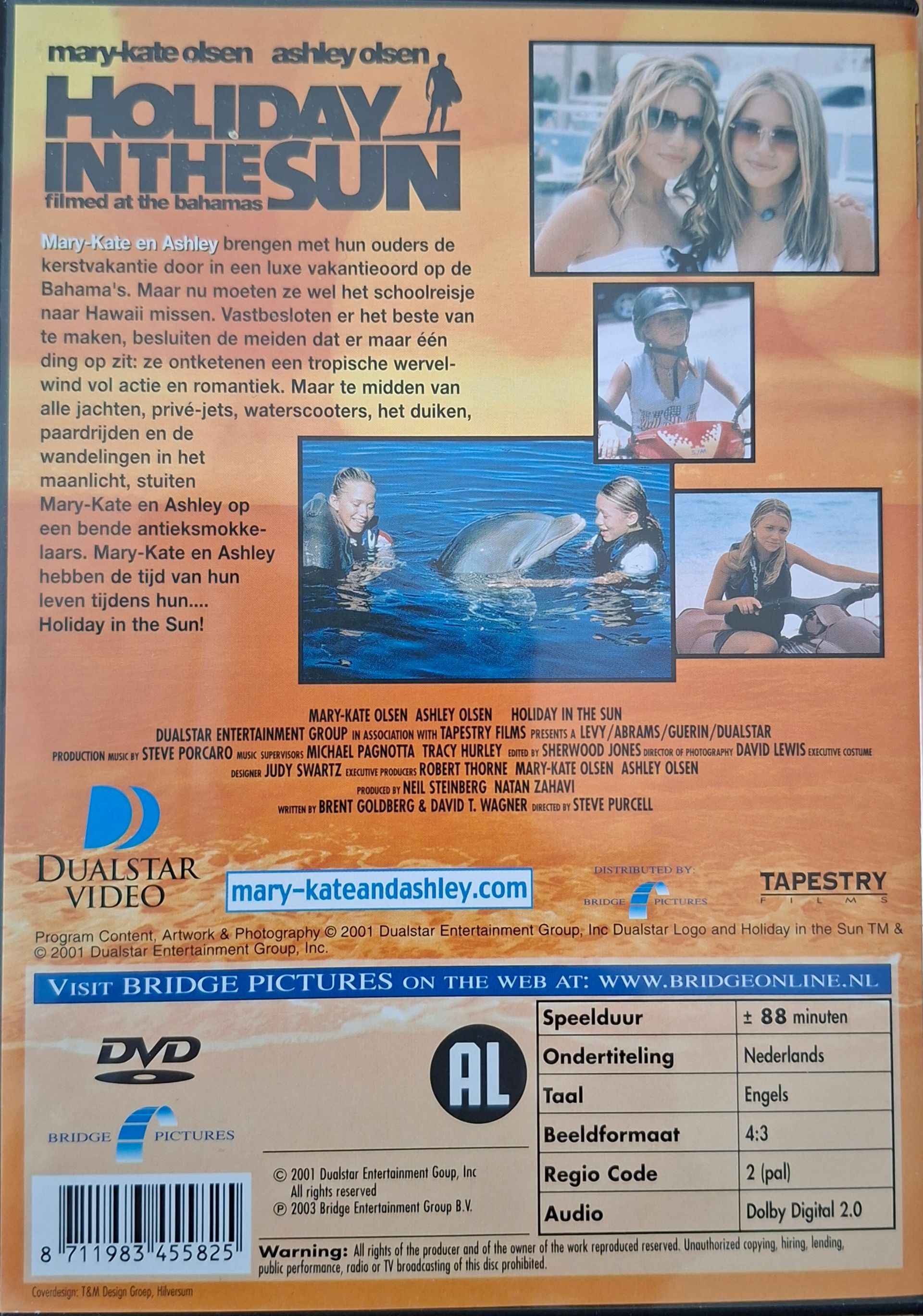 DVD Holiday in the Sun met de Olsen tweeling in de hoofdrol - Dualstar Video