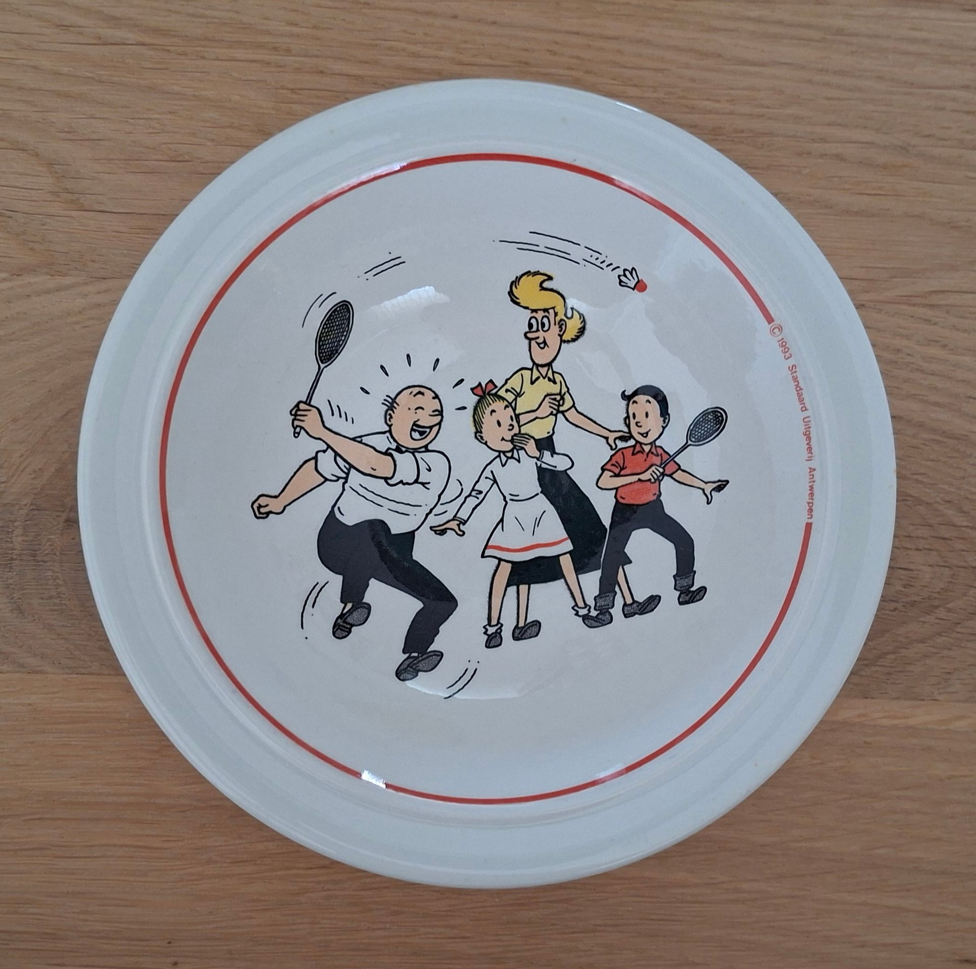 Vintage Suske & Wiske ontbijtkommetjes.