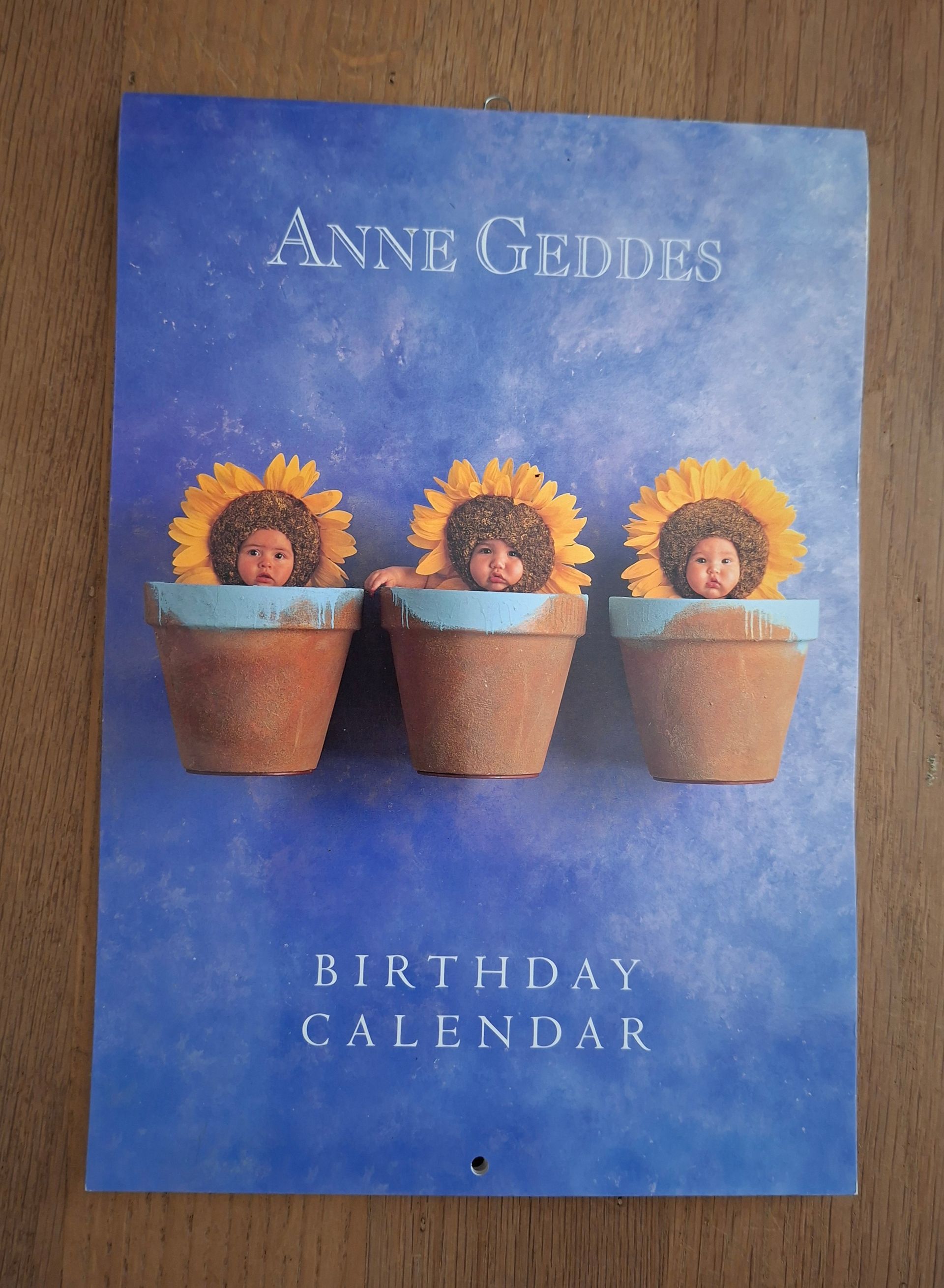 Anne Geddes verjaardagskalender