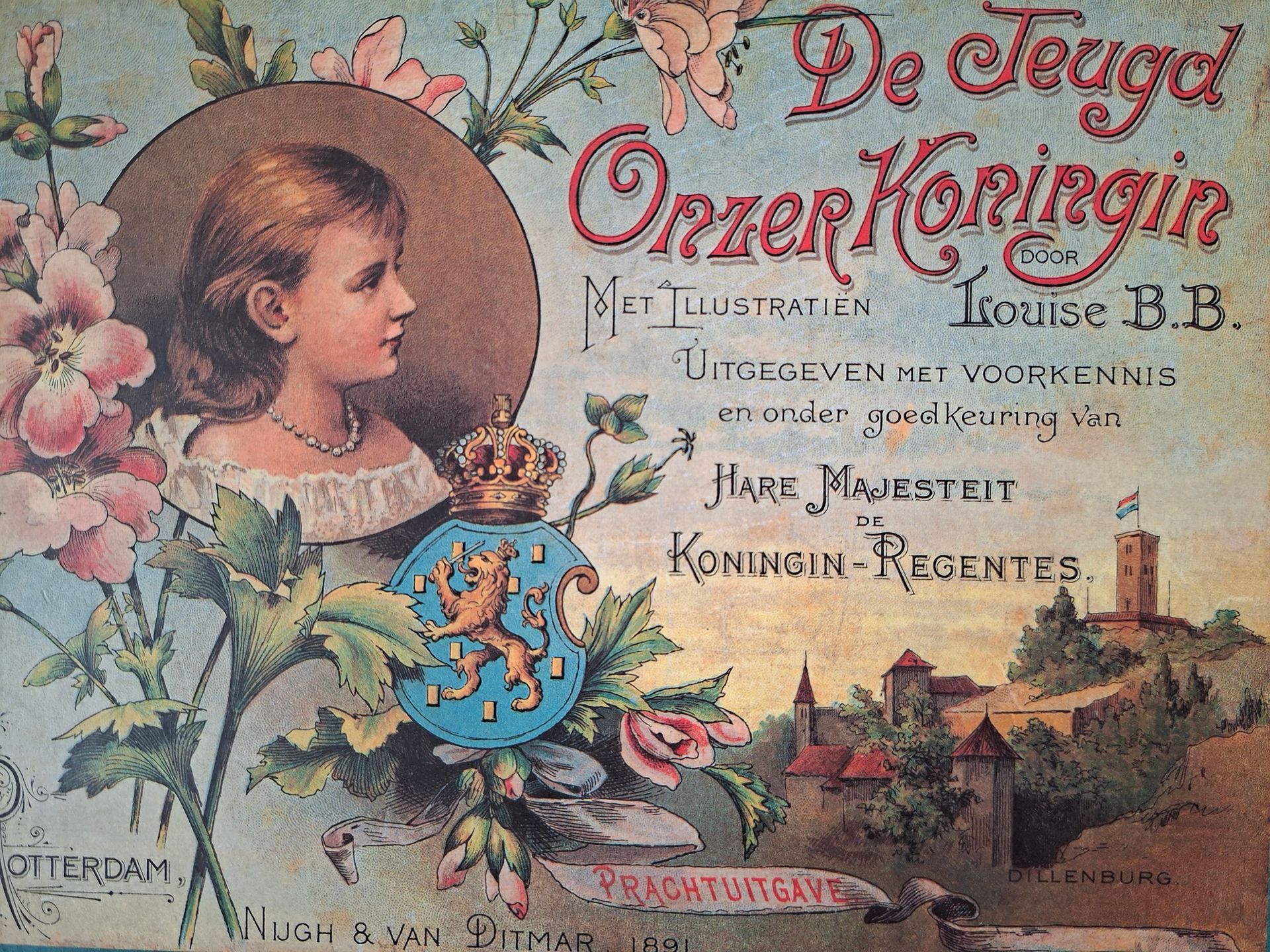 Boek De Jeugd Onzer Koningin