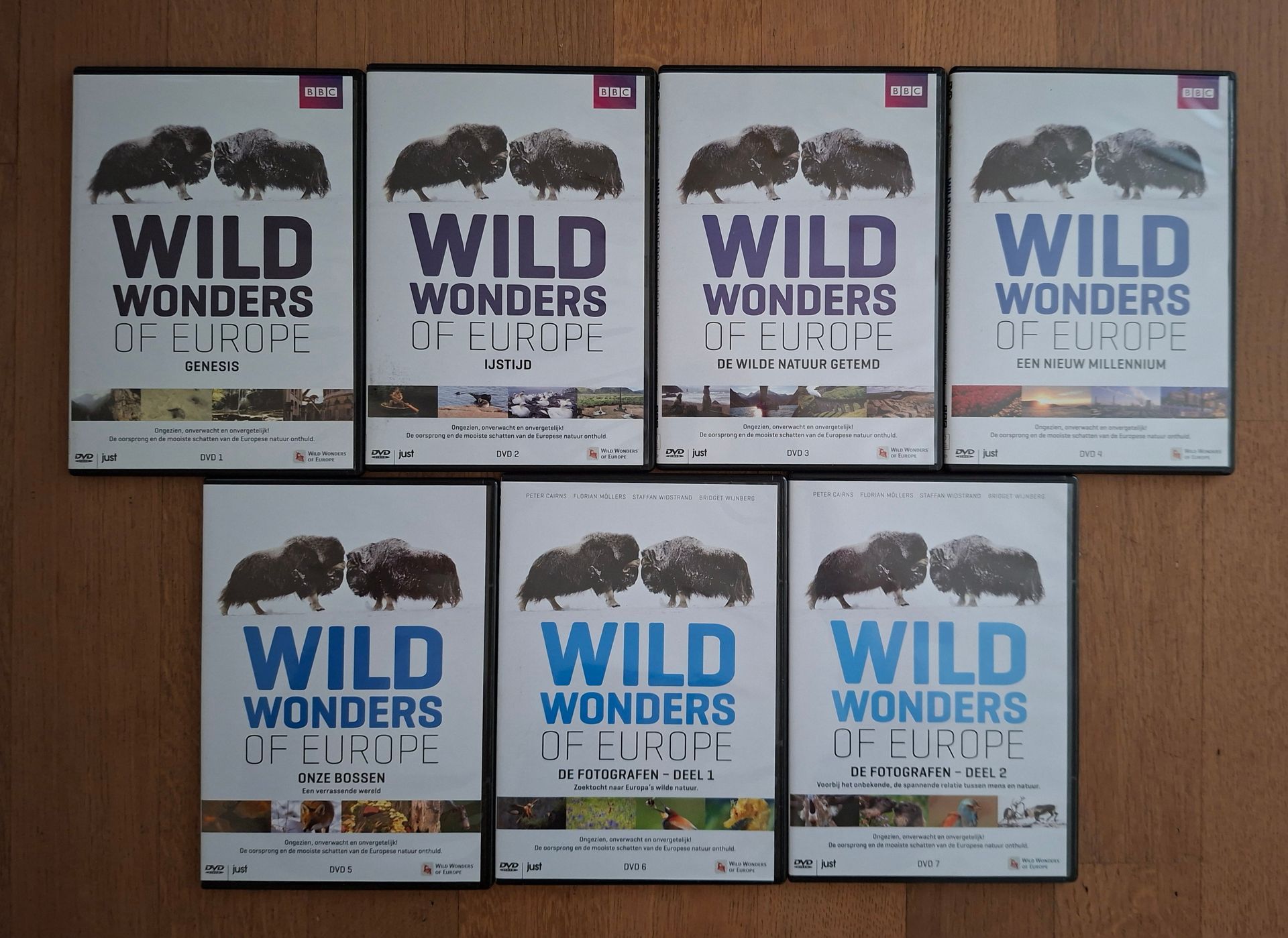 DVD's Wild Wonders van de BBC