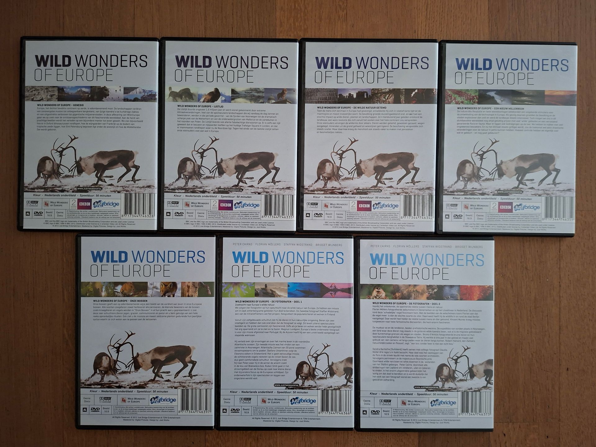 DVD's Wild Wonders van de BBC