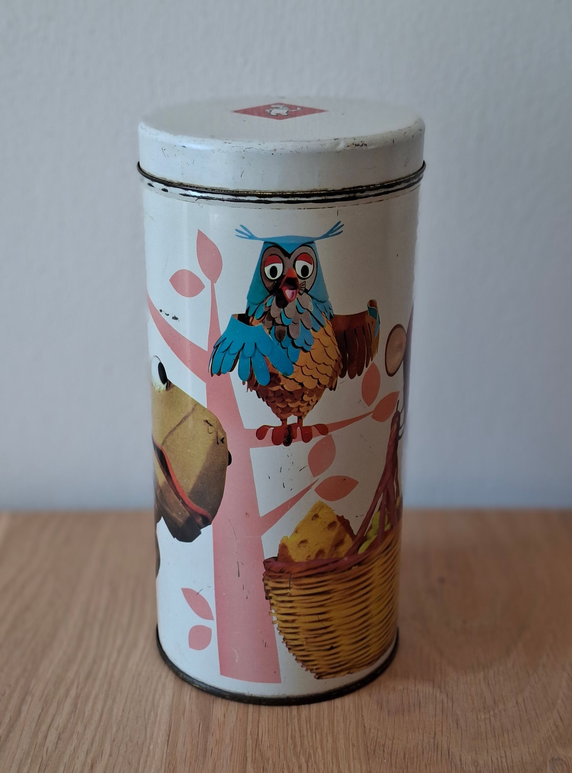 Vintage Bolletje beschuitblik - De Fabeltjeskrant