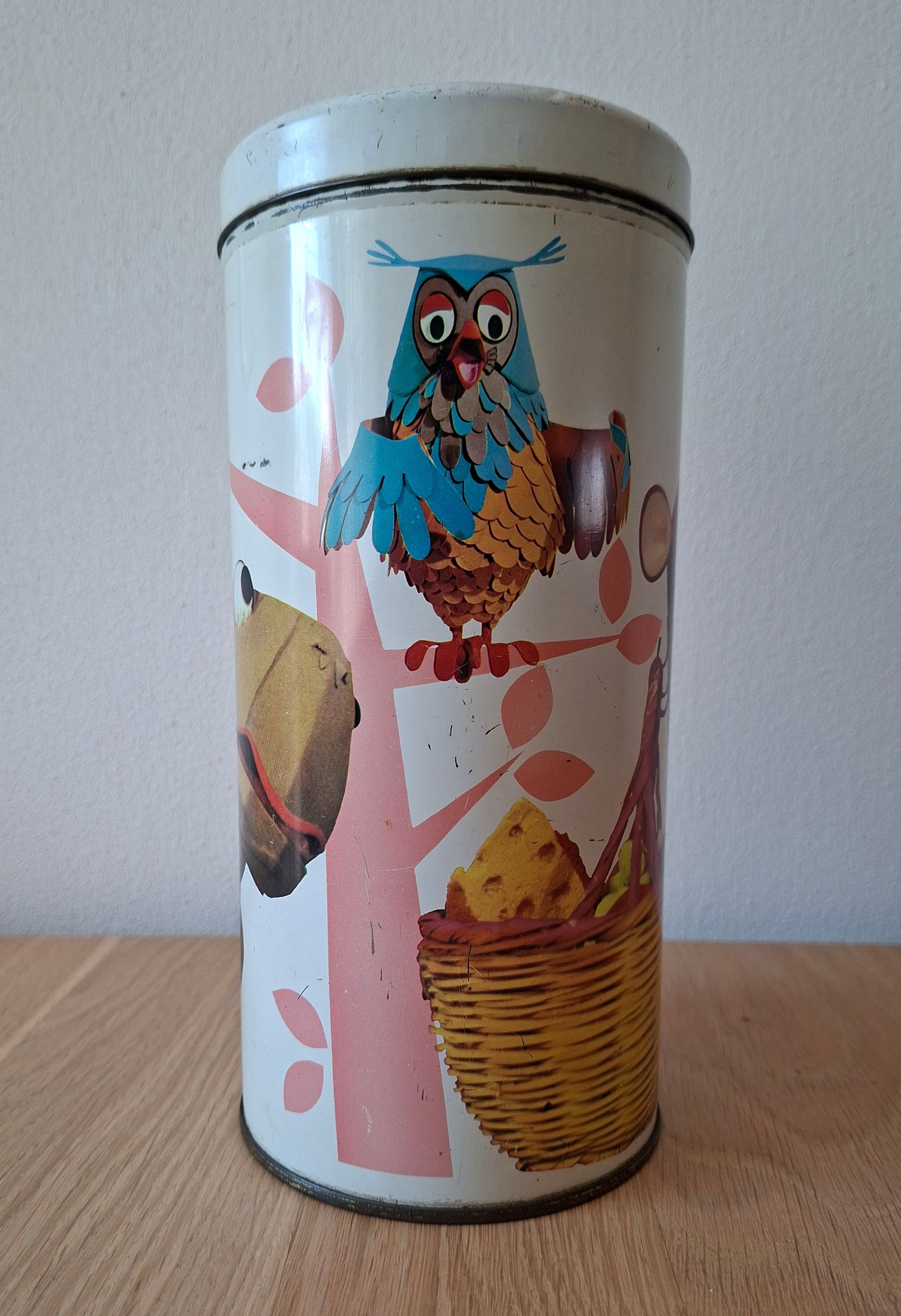 Vintage Bolletje beschuitblik - De Fabeltjeskrant