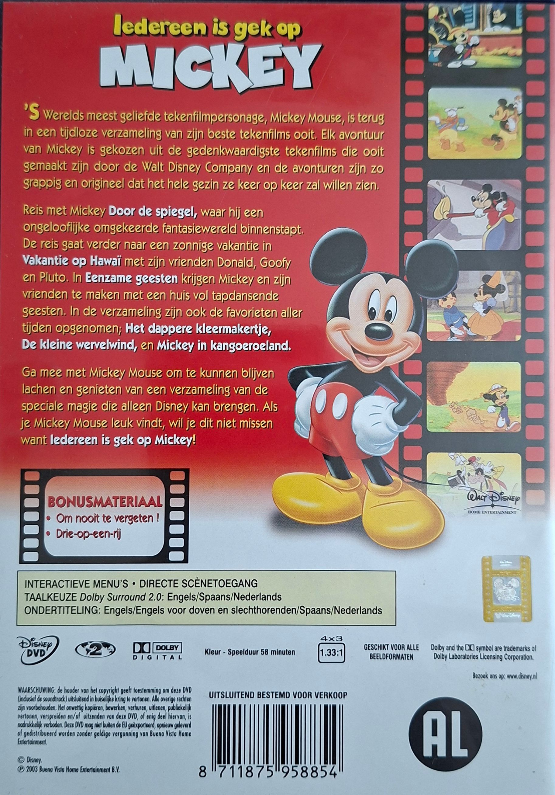 DVD Iedereen is gek op Mickey - Walt Disney