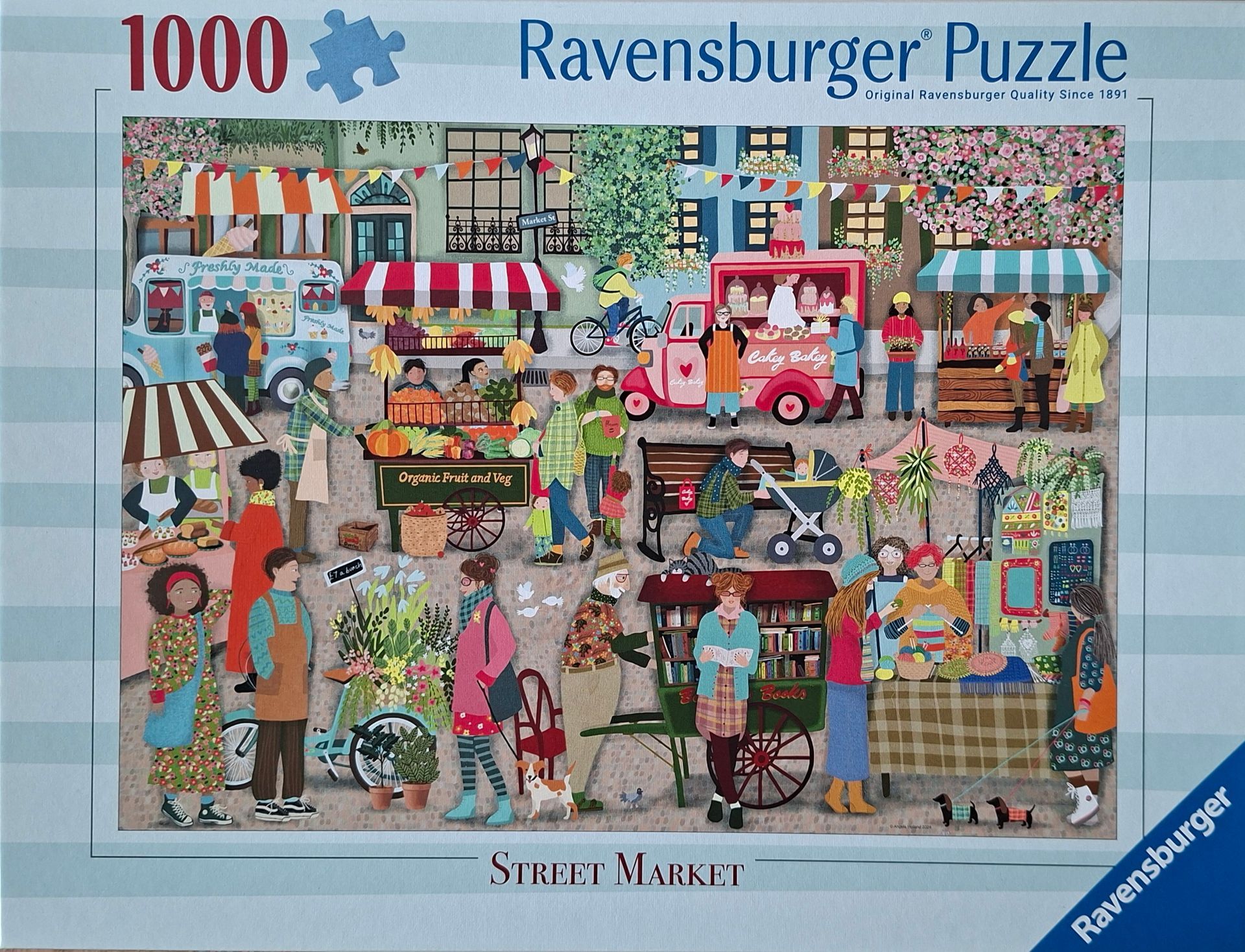 Ravensburger legpuzzel - Street Market - 1000 stukjes