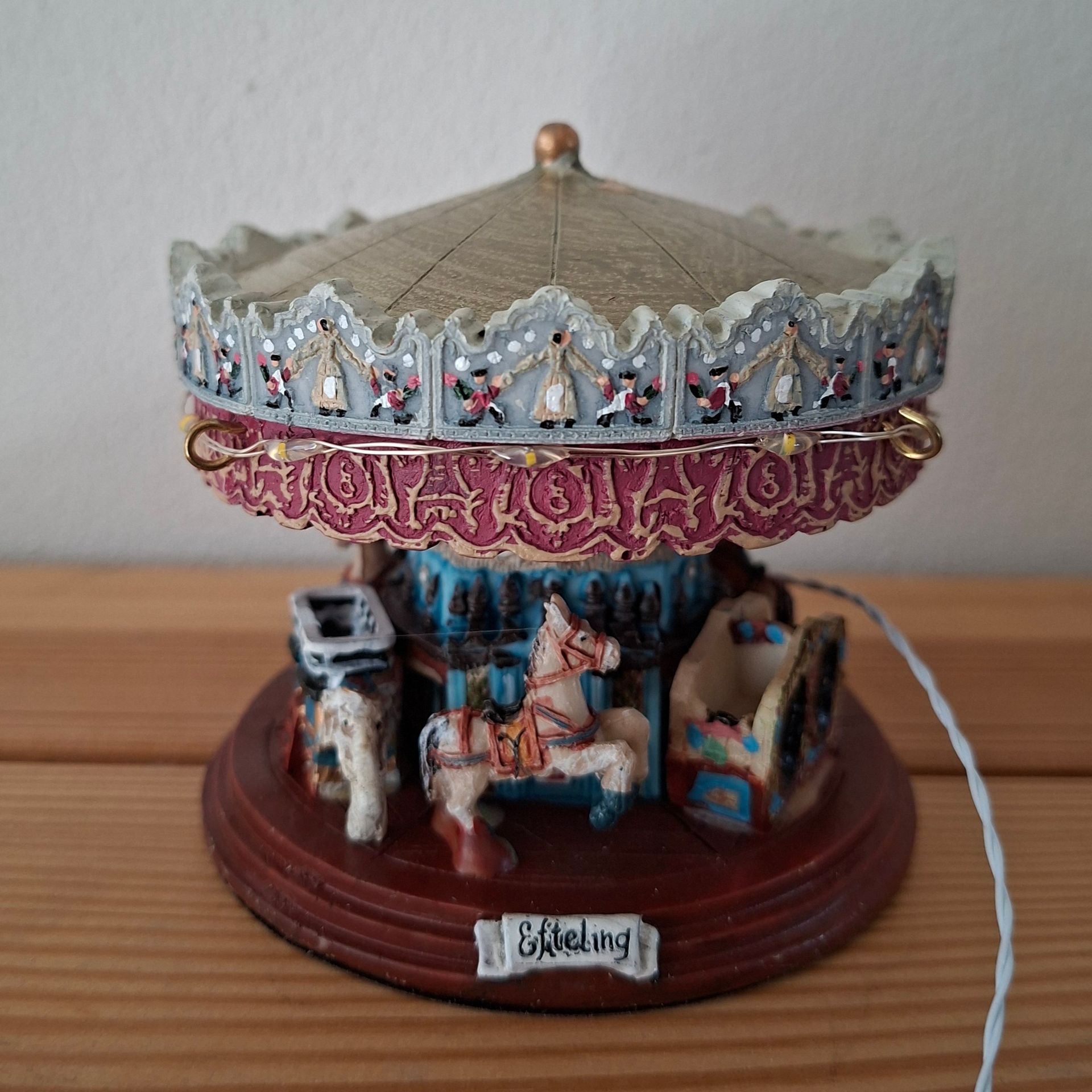 LuVille Efteling Stoomcarrousel met LED-verlichting