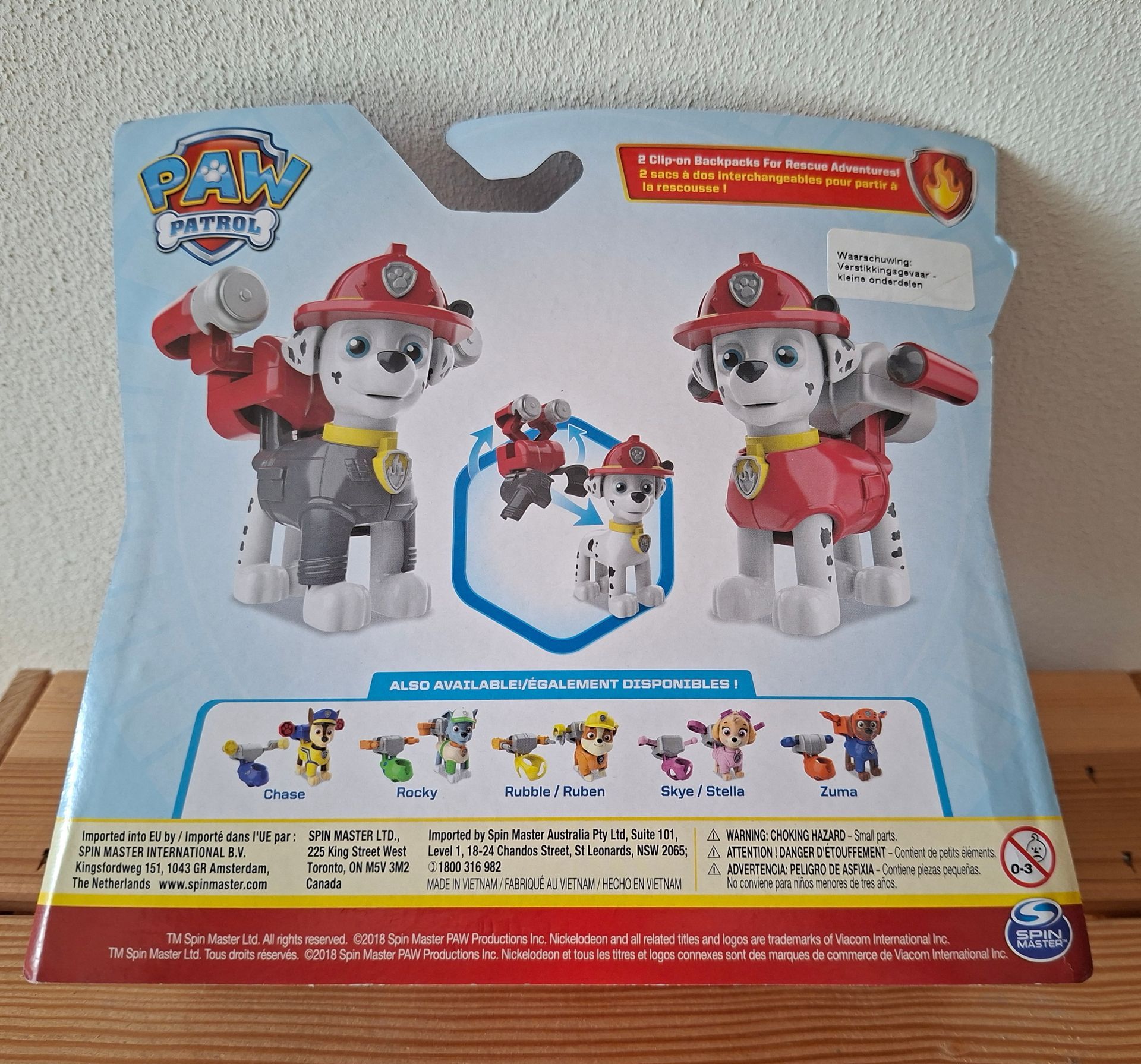 Speelset PAW Patrol actiefiguur Marshall - Spinmaster
