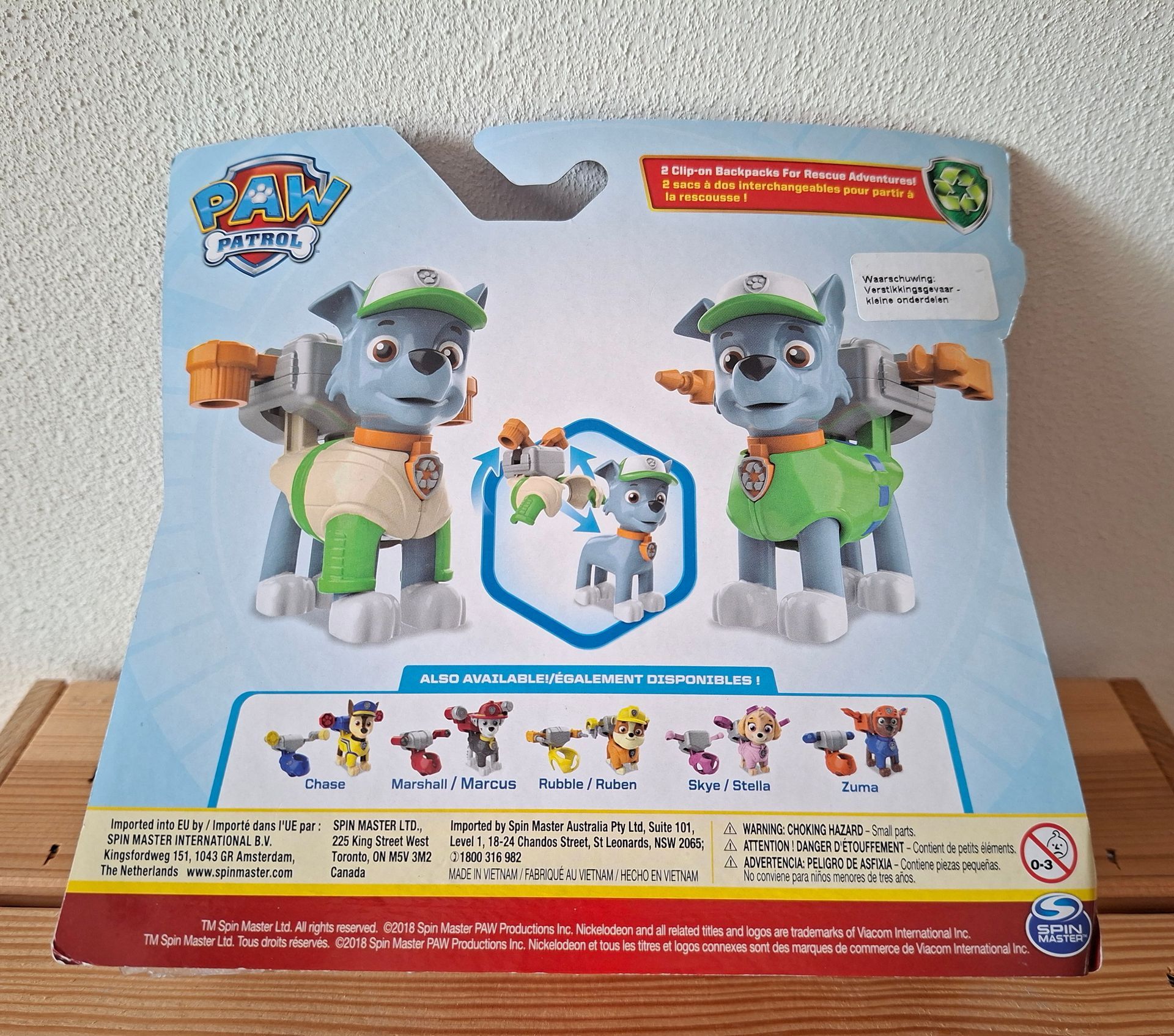 Speelset PAW Partrol actiefiguur Rocky - Spinmaster