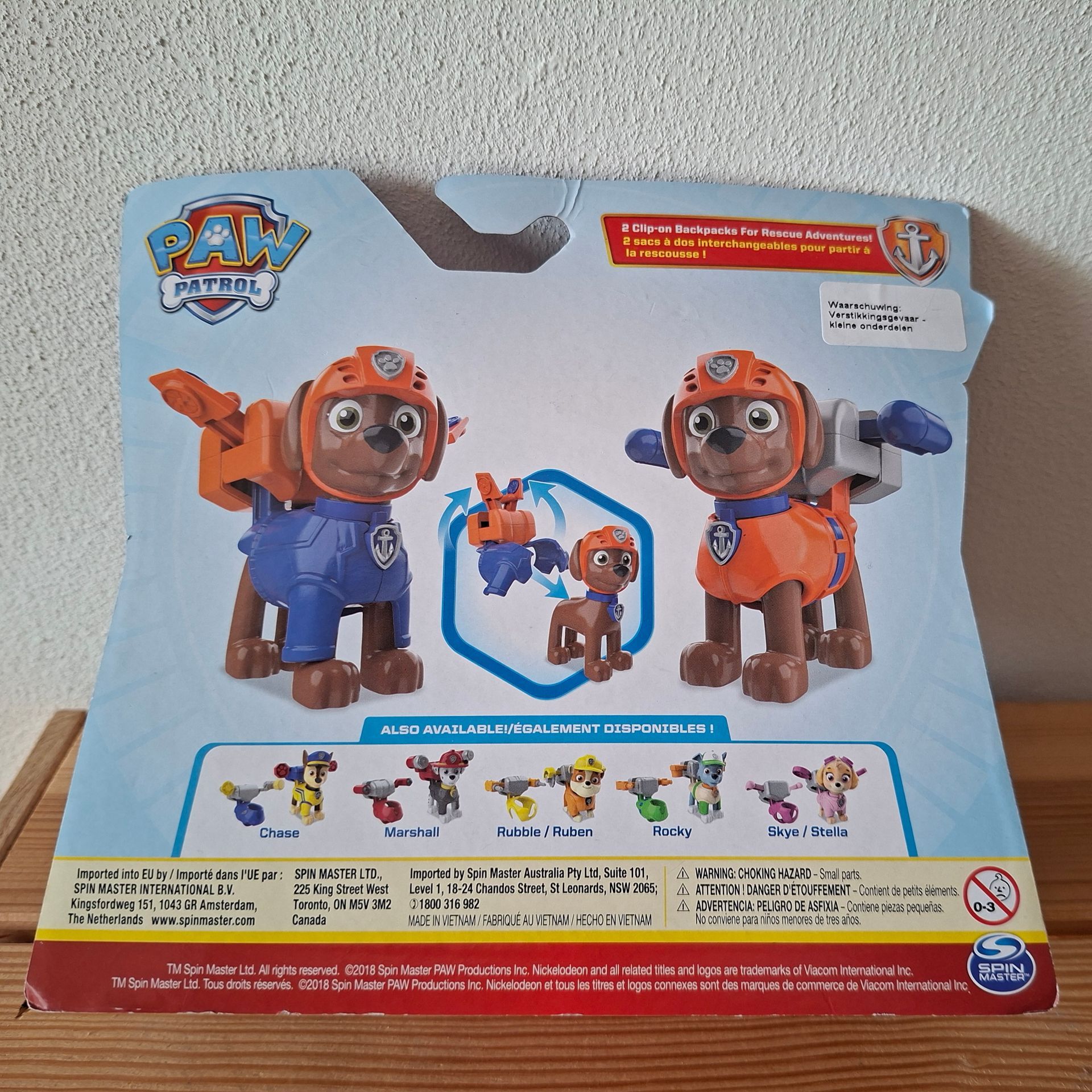 Speelset PAW Patrol actiefiguur Zuma - Spinmaster