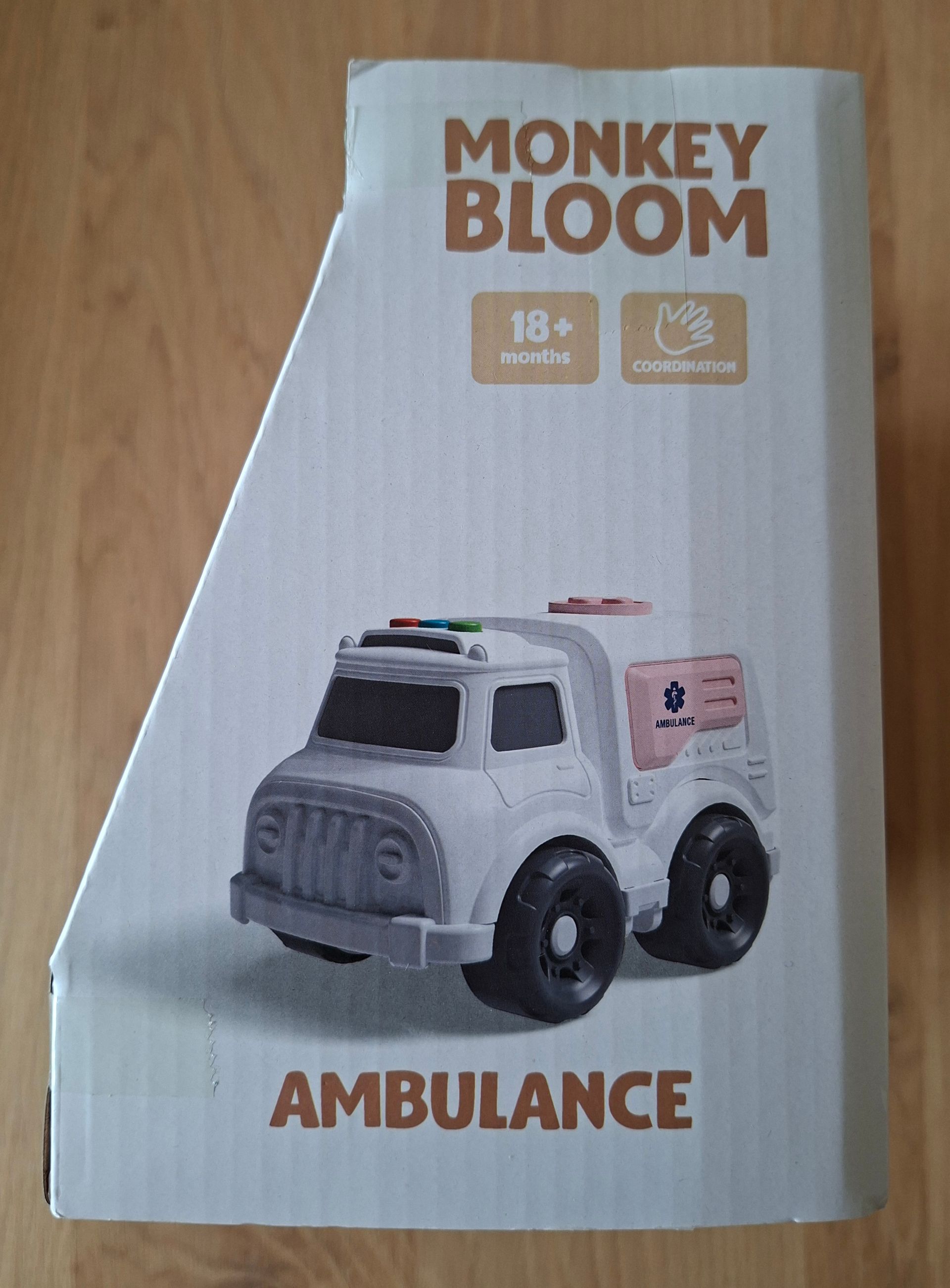 Monkey Bloom rescue vehicles - ambulance - Ruby Toys