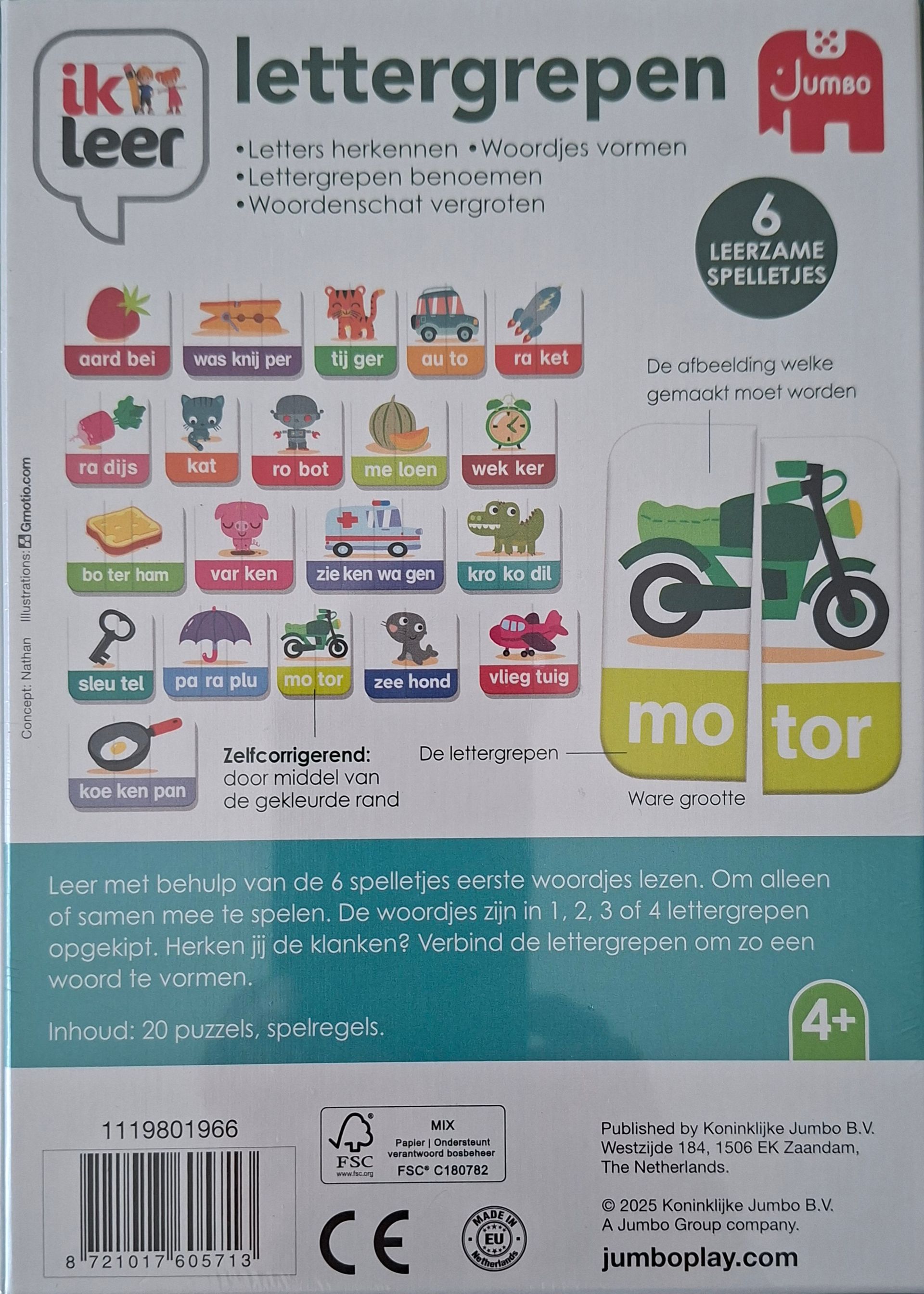 Jumbo Ik Leer - Lettergrepen