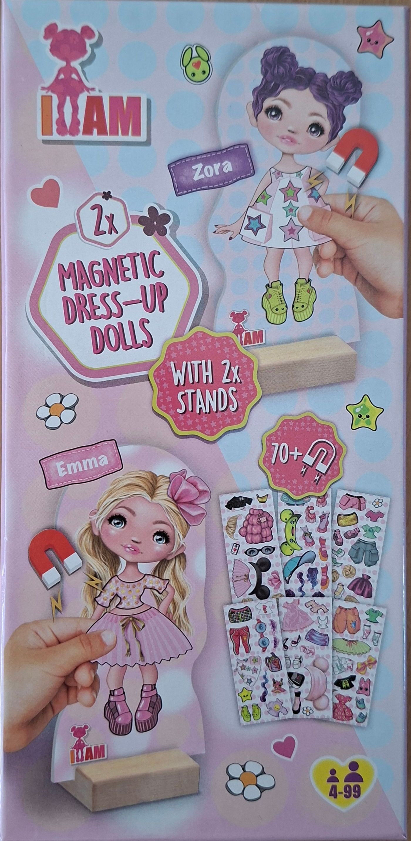 I AM magnetische aankleedpoppen - Zora en Emma - Canenco