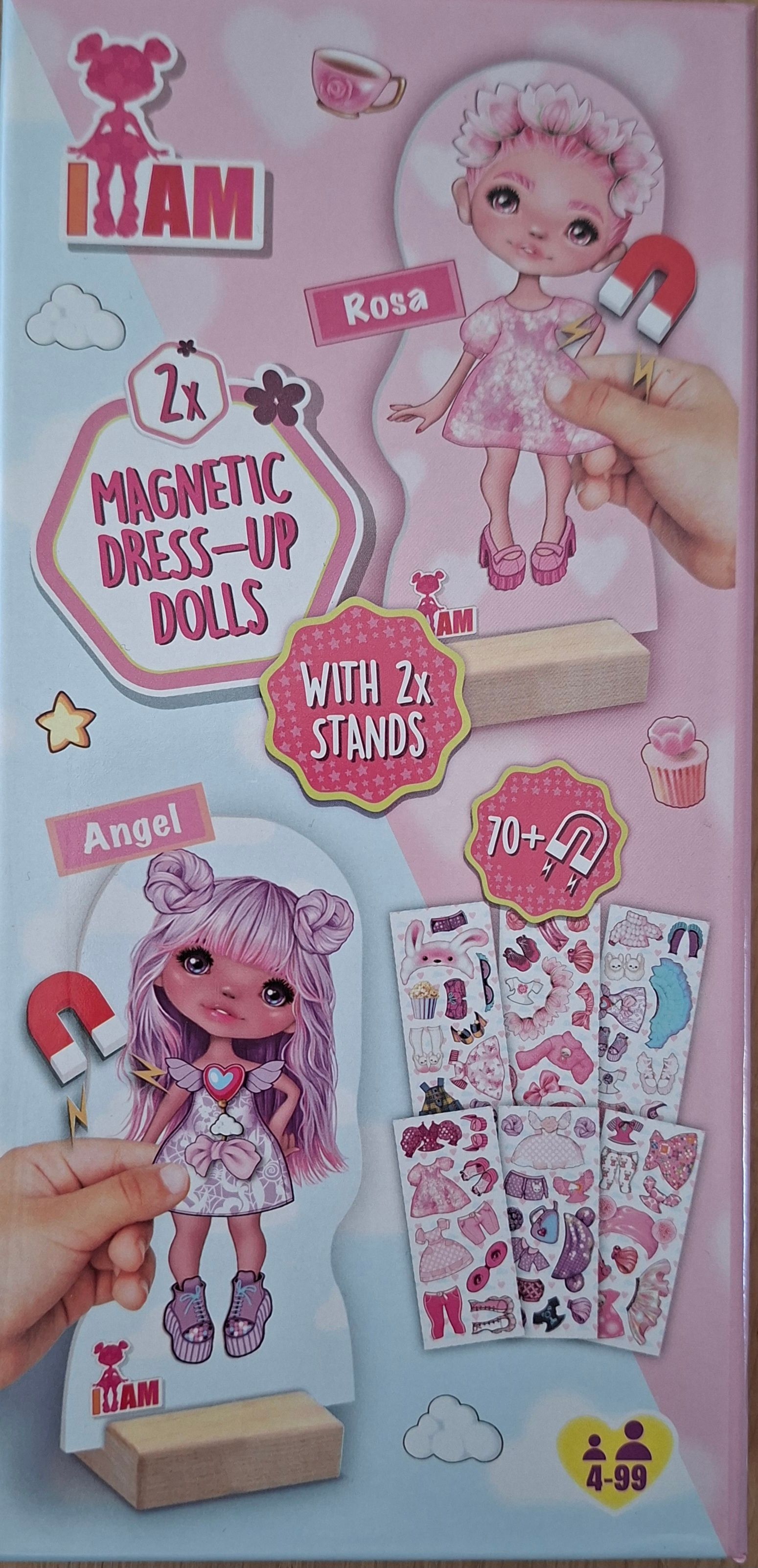 I AM magnetische aankleedpoppen - Rosa en Angel - Canenco