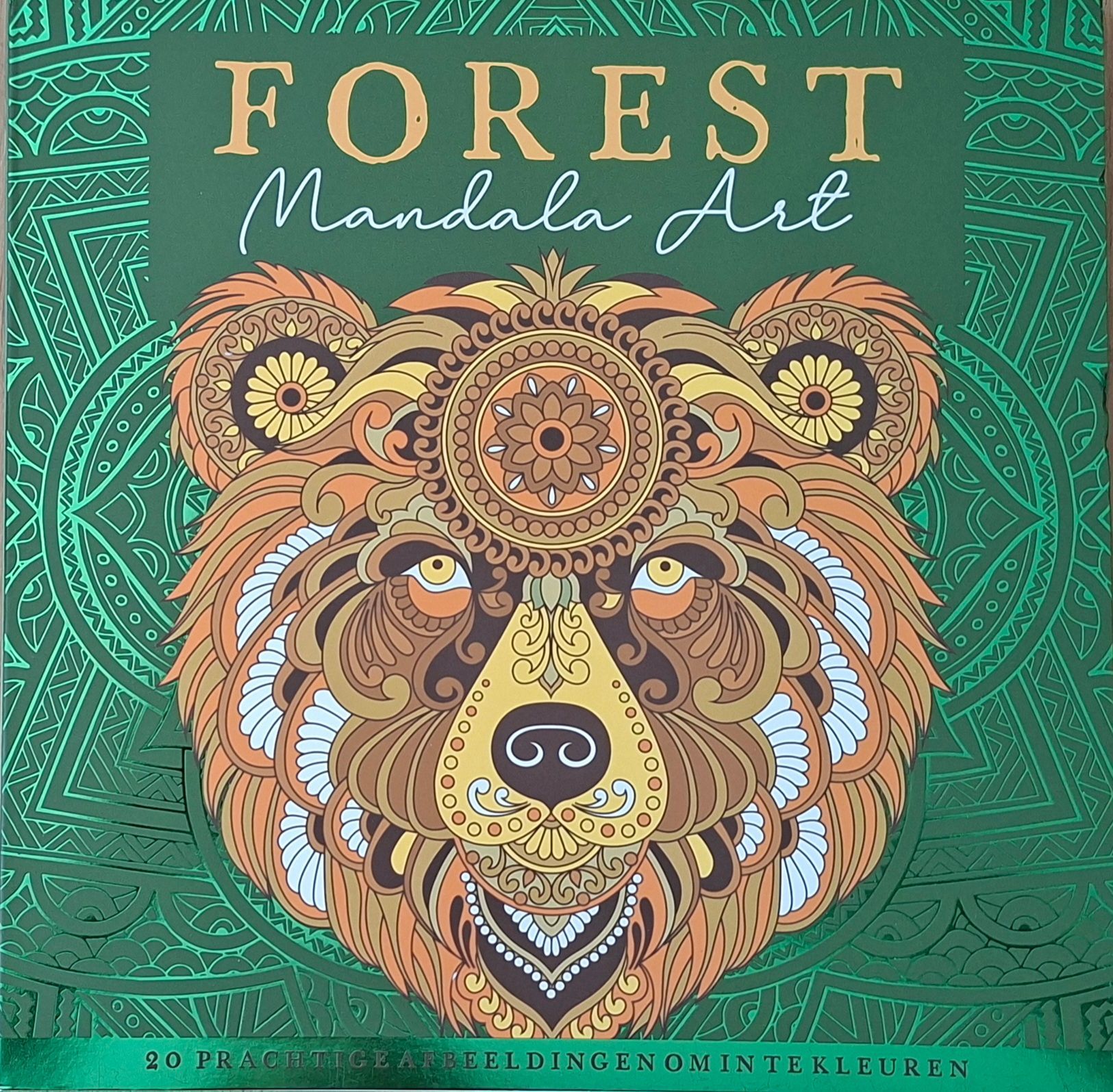 Kleurboek Forest Mandala Art - kleuren voor volwassenen - Booxxed