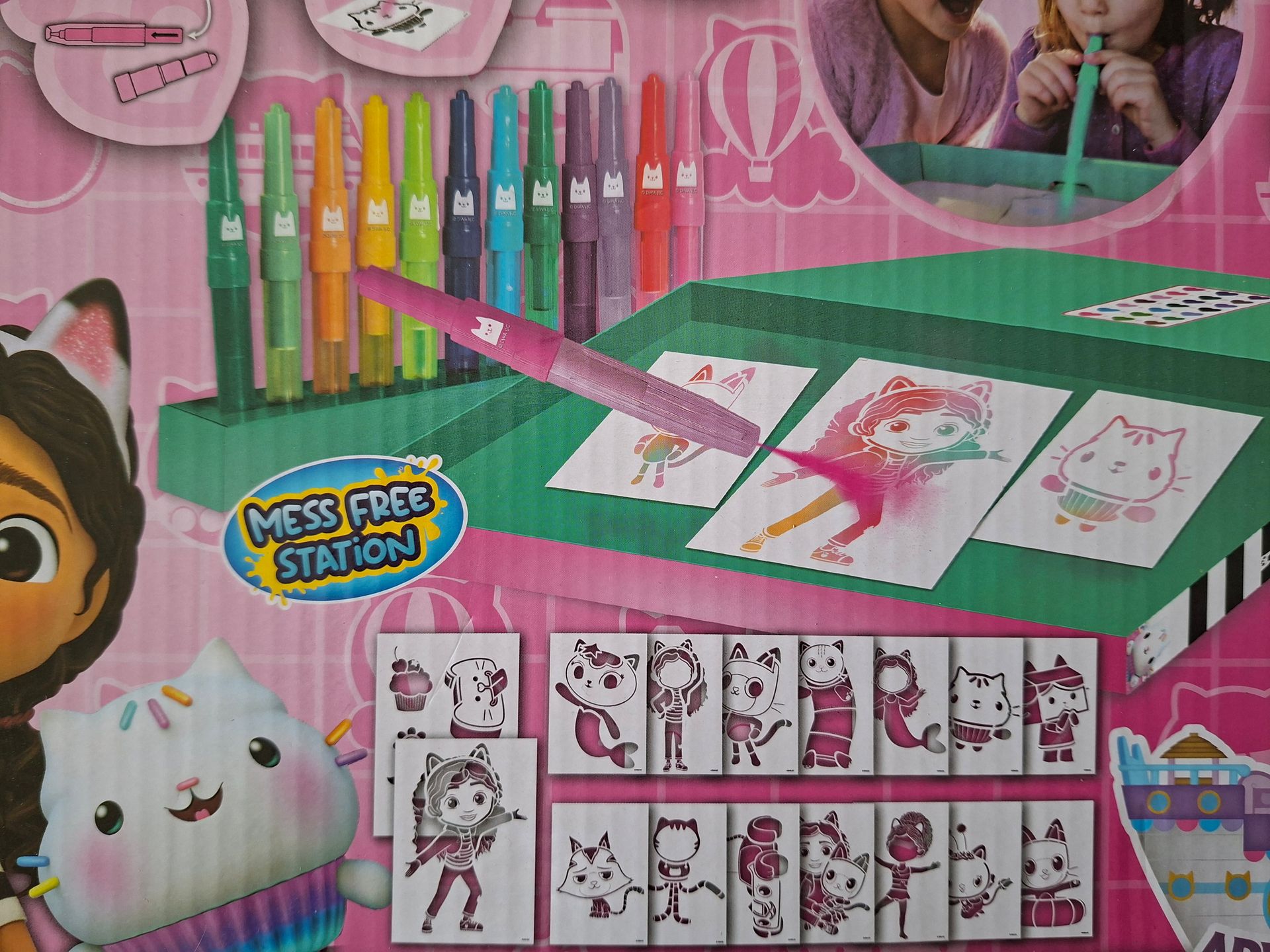 Spray & Create - Spray Pen Set - Gabby's Dollhouse  (DreamWorks) - Canenco