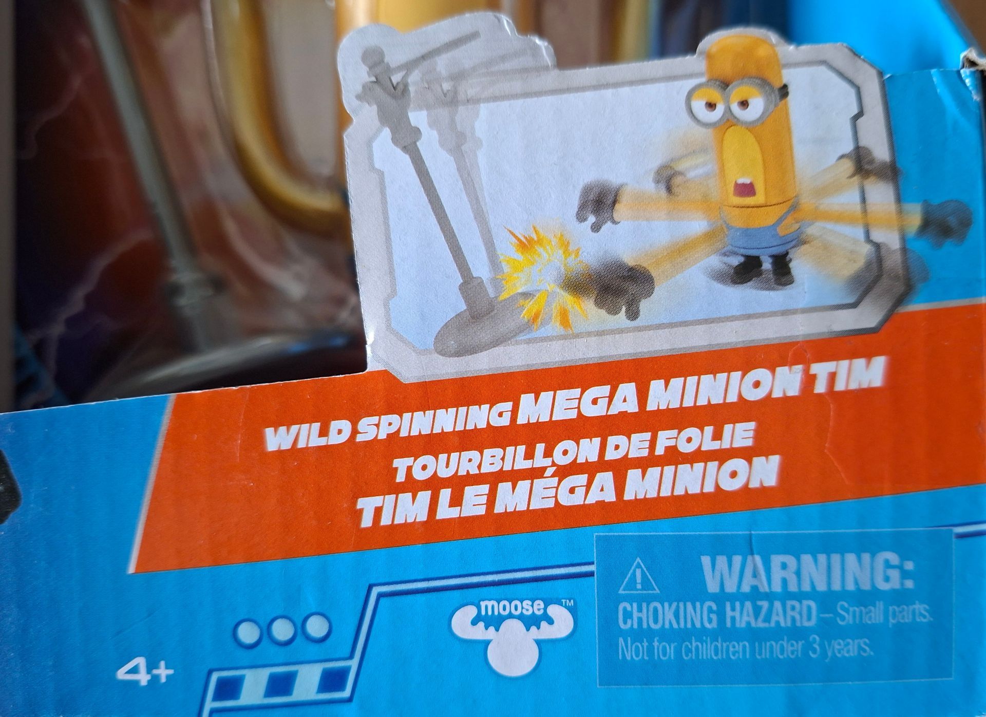 Despicable Me 4 - Wild Spinning Mega Minion Tim - actiefiguur