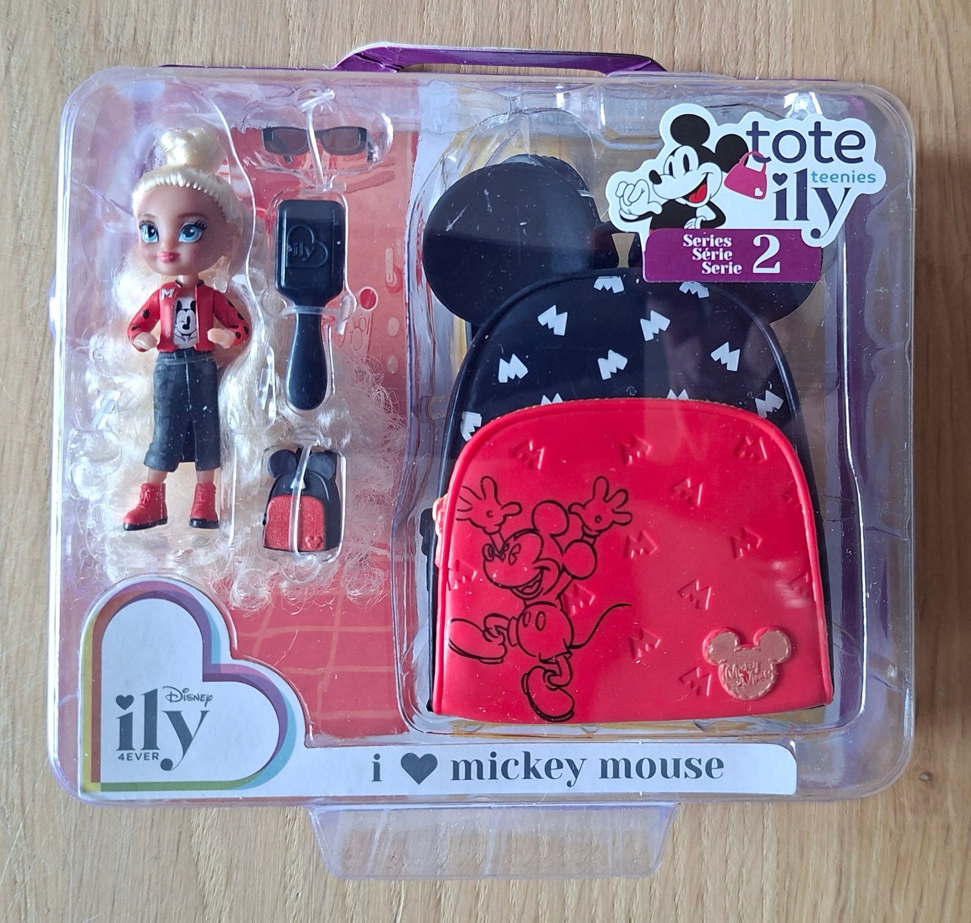 Disney Ily 4EVER Tote Ily teenies  - Mickey Mouse mini speelfiguur - Serie 2 - Jakks