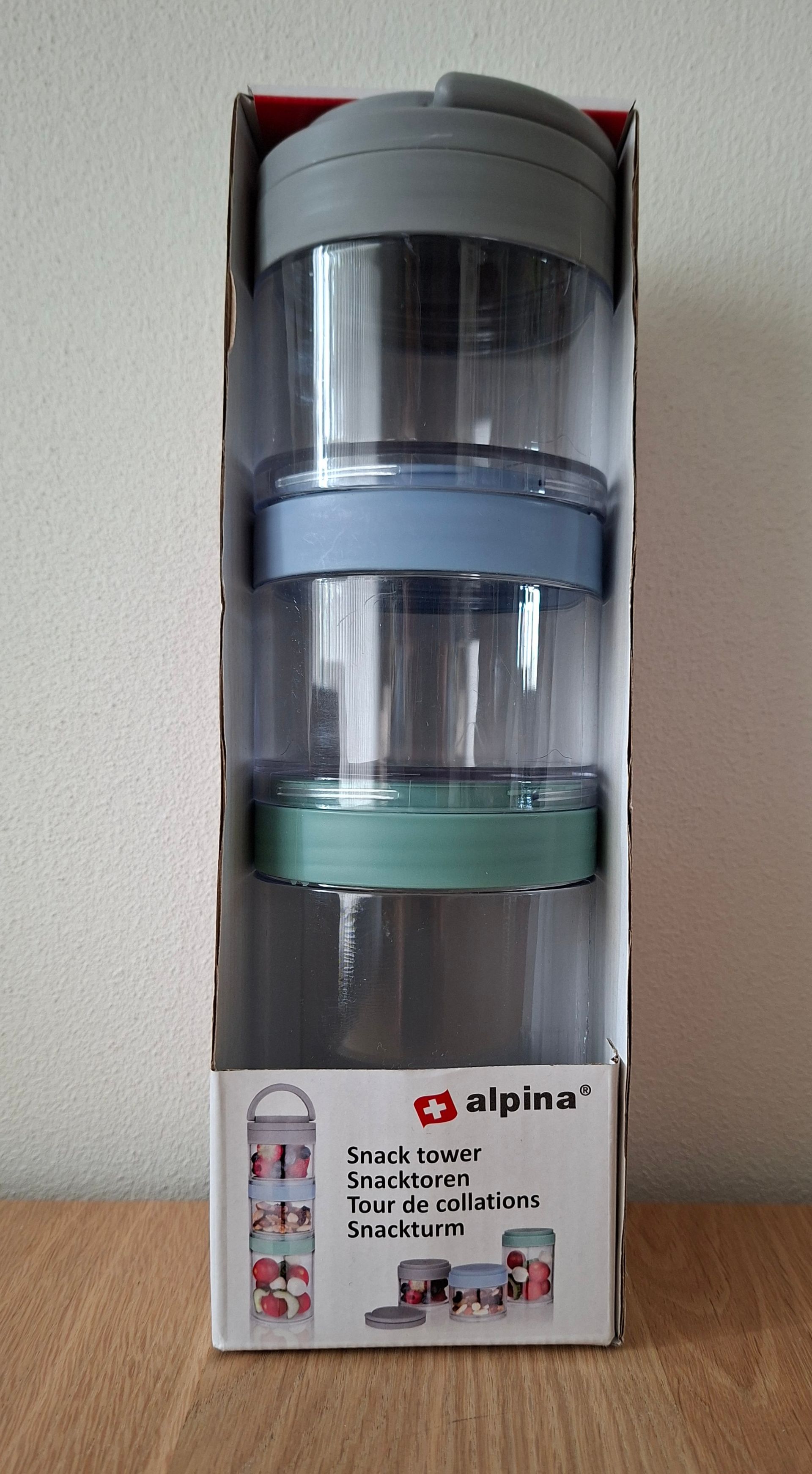 Alpina Snacktoren - grijs/blauw/groen