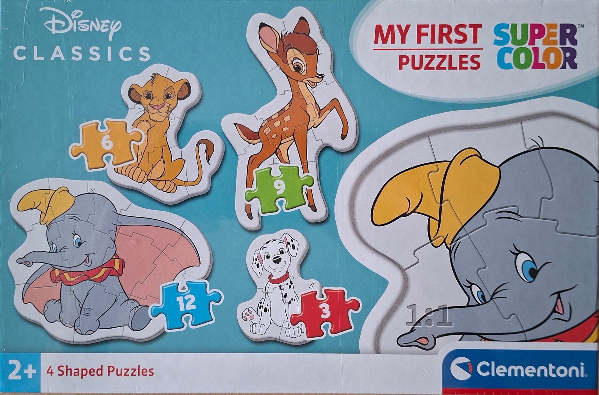 Clementoni My First Puzzle - Disney Classics - set van 4 kinderpuzzels