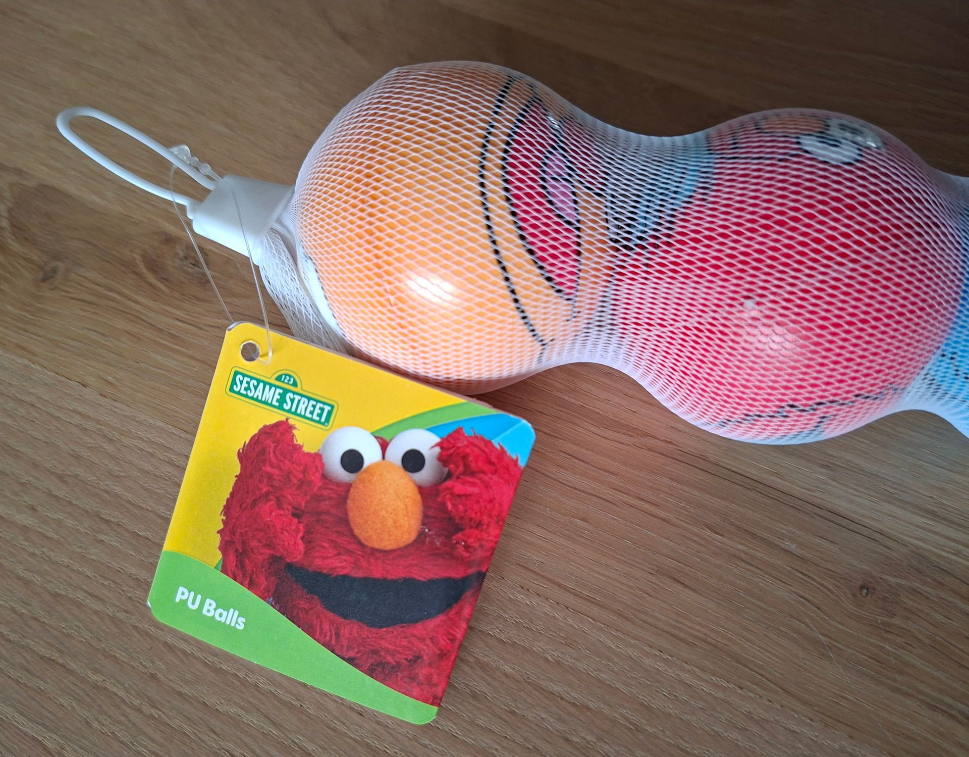 Set van 3 PU ballen - Sesamstraat