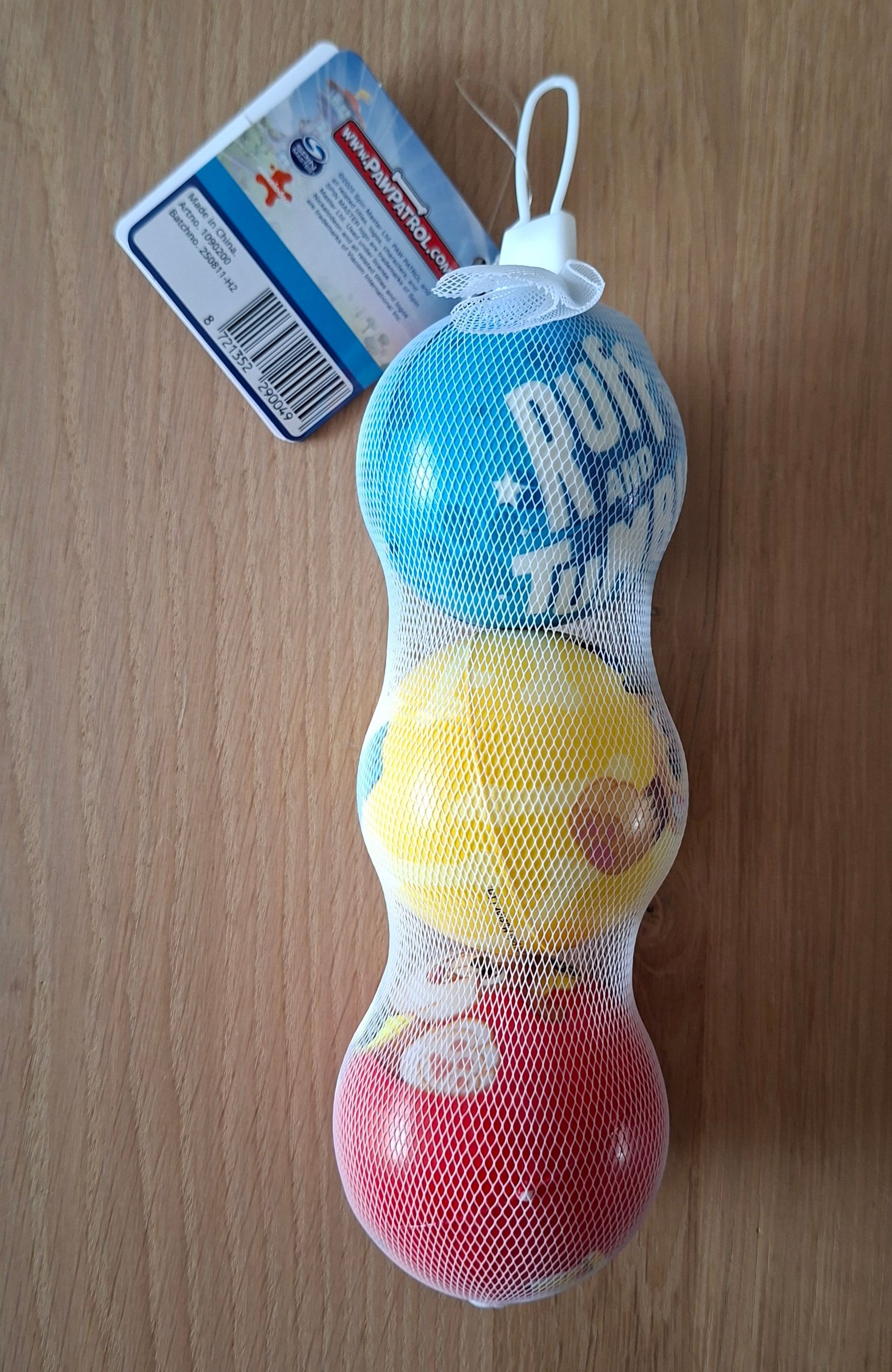 Set van 3 PU ballen - PAW Patrol